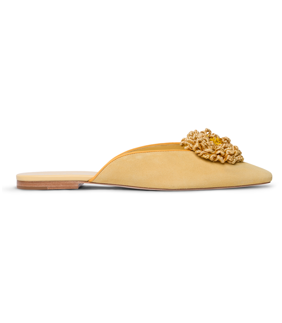 Adair Slide in Cantaloupe Suede, view 3