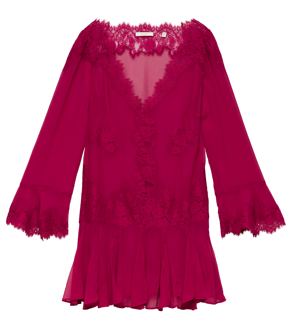 Armance Dress in Red Snapdragon, view 6