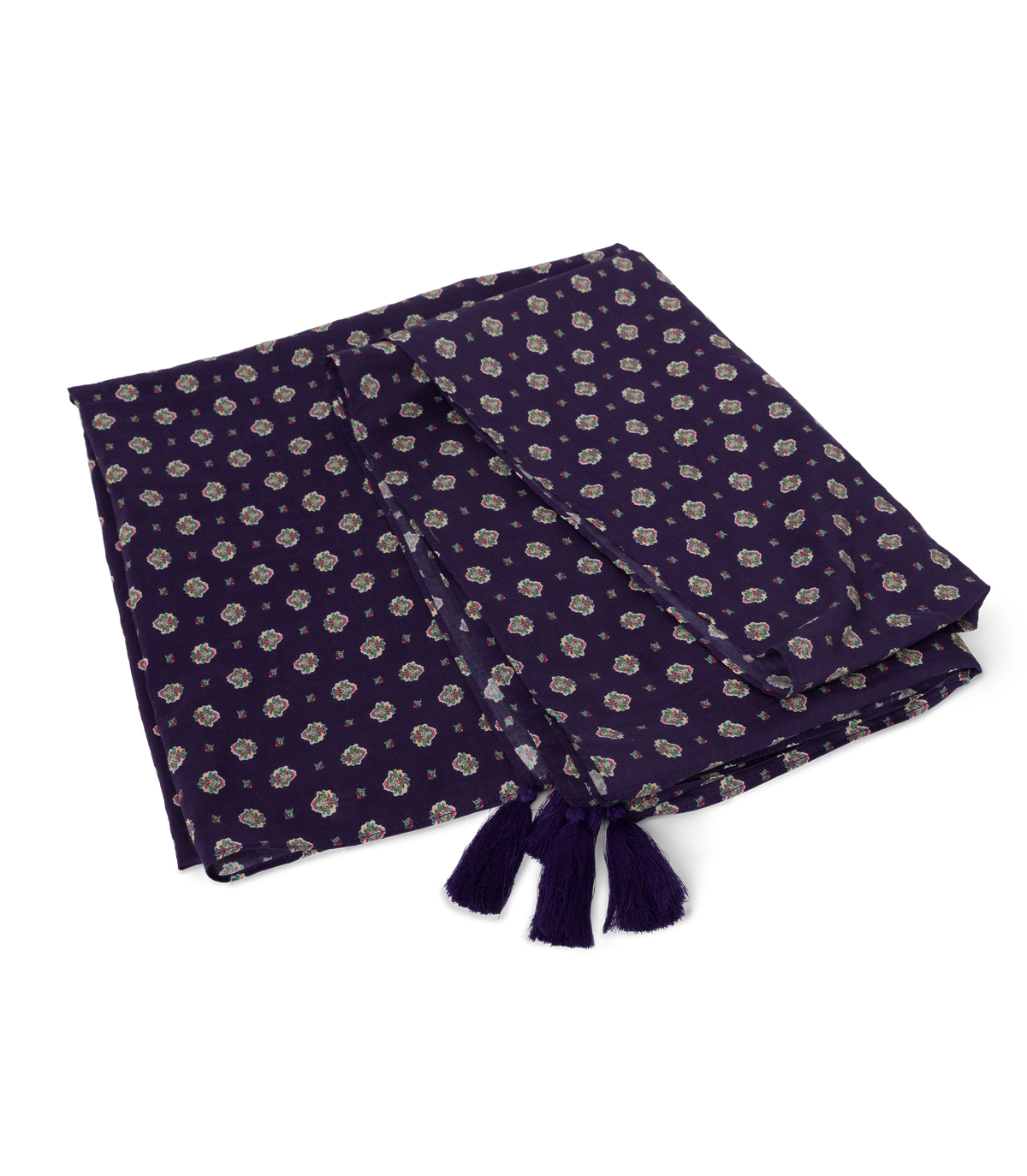 Cascais Sarong in Navy Cadiz Foulard, view 4
