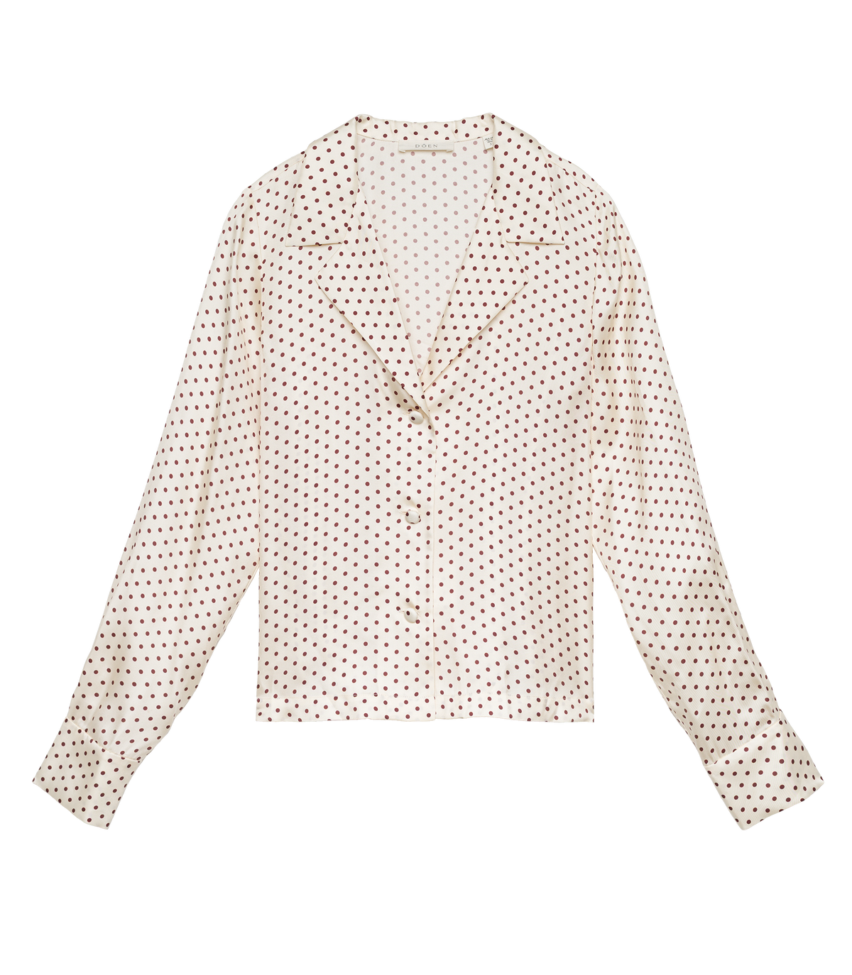 Elene Top in Crème Portia Dot, view 8