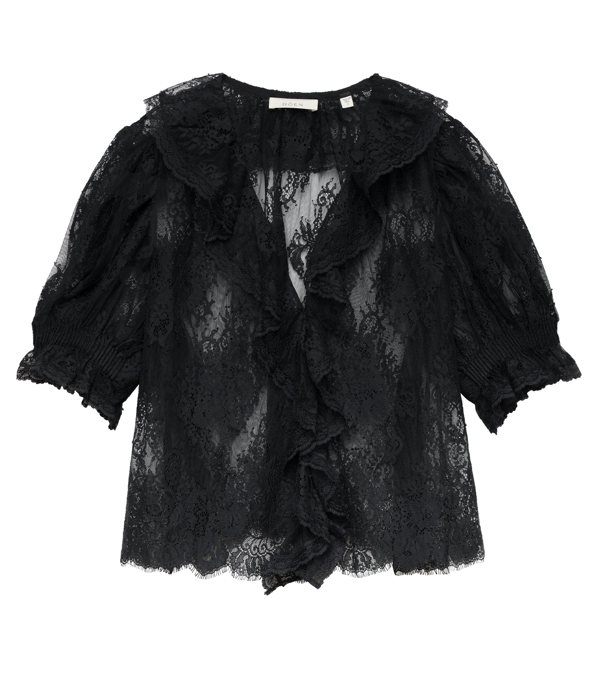 Henri Lace Top in Black, view 6