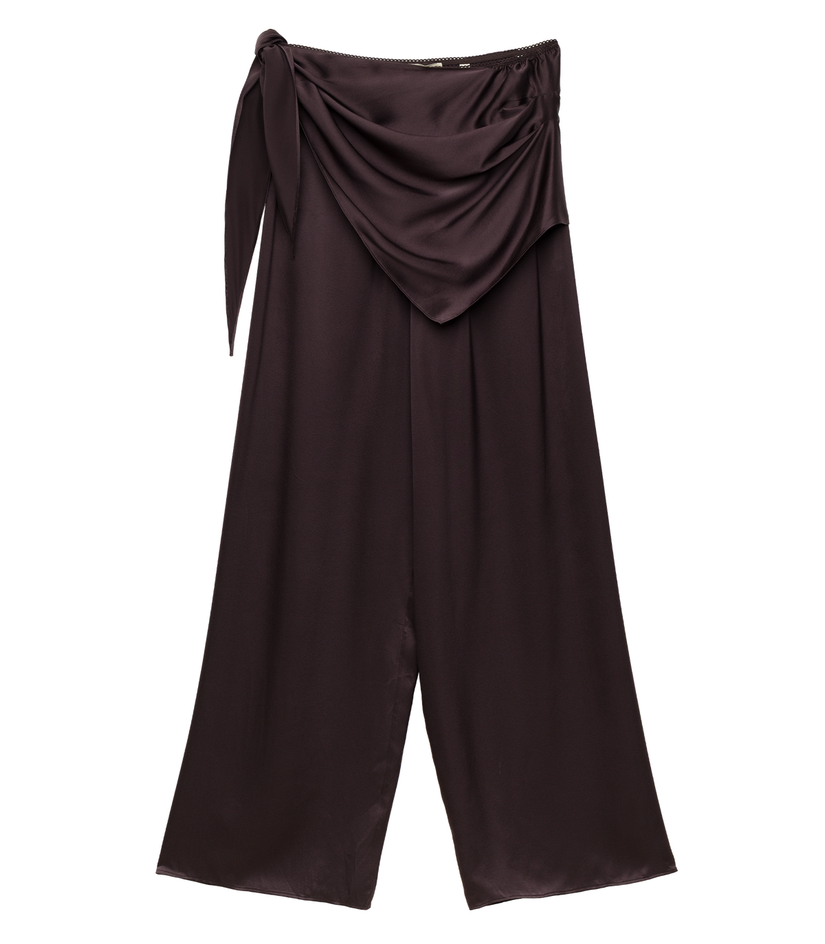 Lavona Scarf Pant in Equestrian Brown, view 12