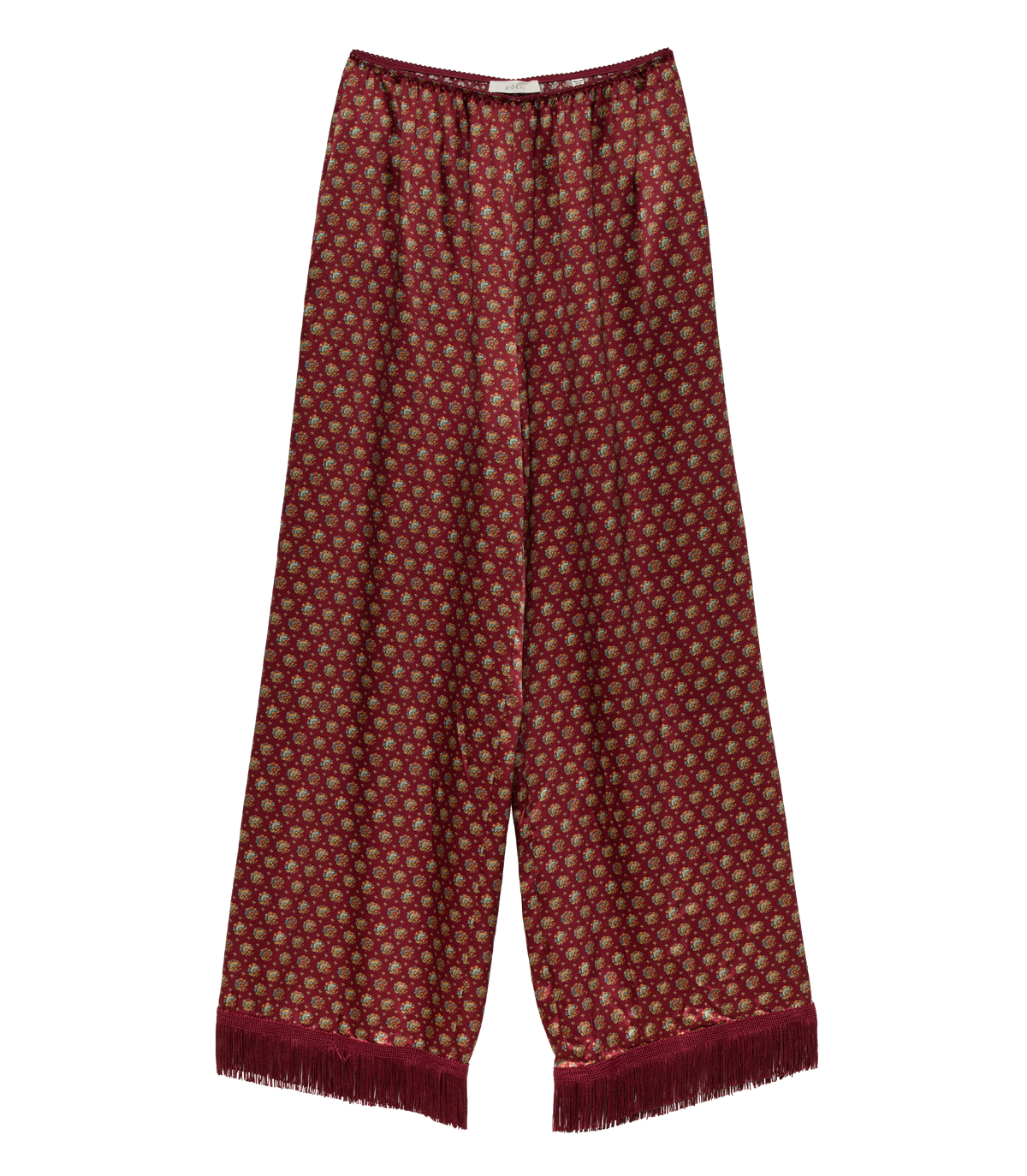 Lavon Fringe Pant in San Sebastian Foulard, view 9