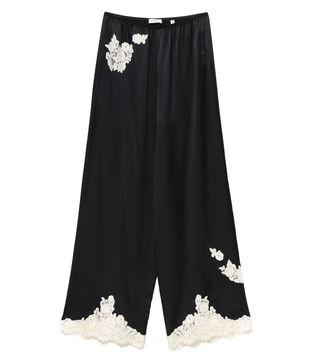 Lavon Pant in Black with Candlelight Lace, view 7