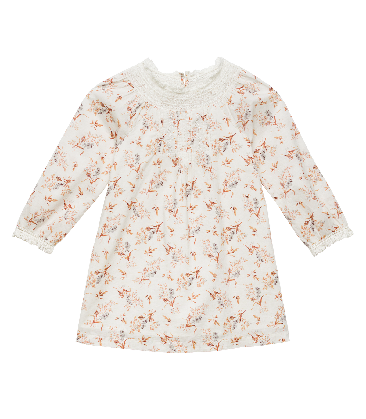 Lilia Dress in Crème Windswept Meadow, view 8