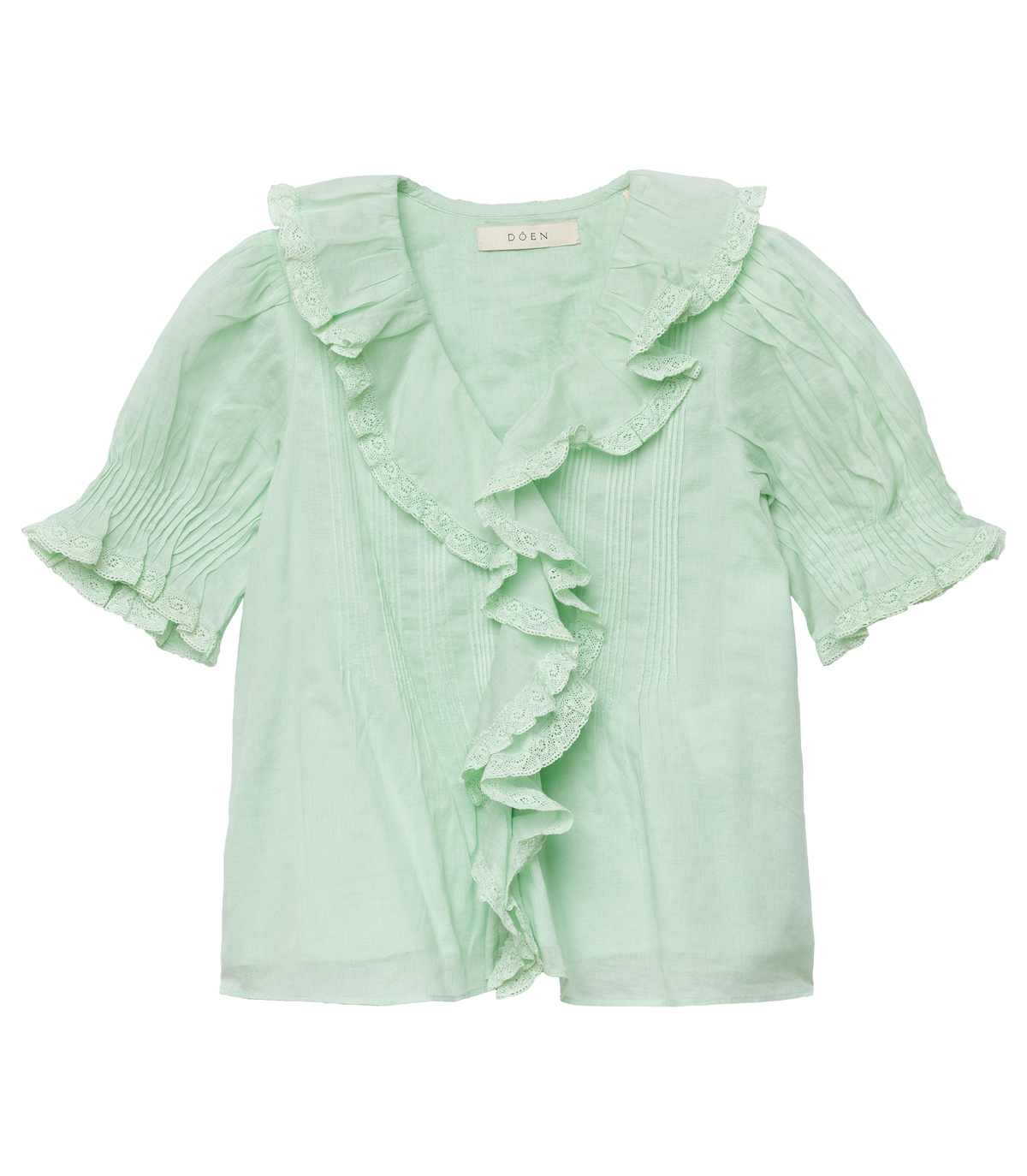 Little Henri Top in Seafoam, view 9