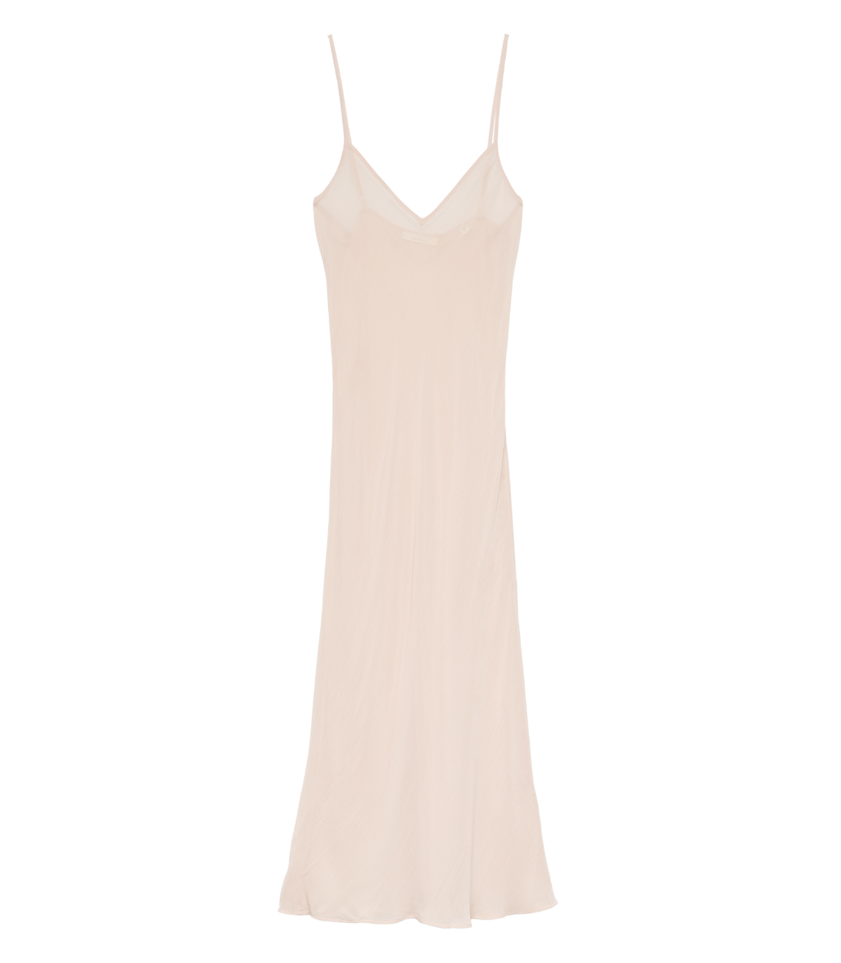 Long Deep V-Neck Slip in Conch, view 3