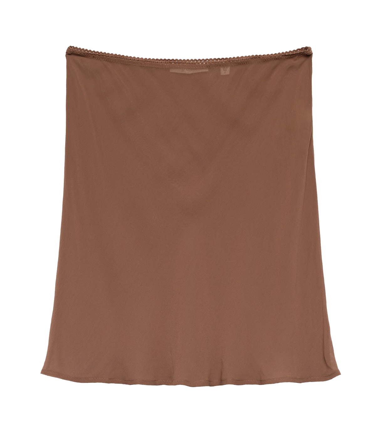 Mini Skirt Slip in Carob, view 4