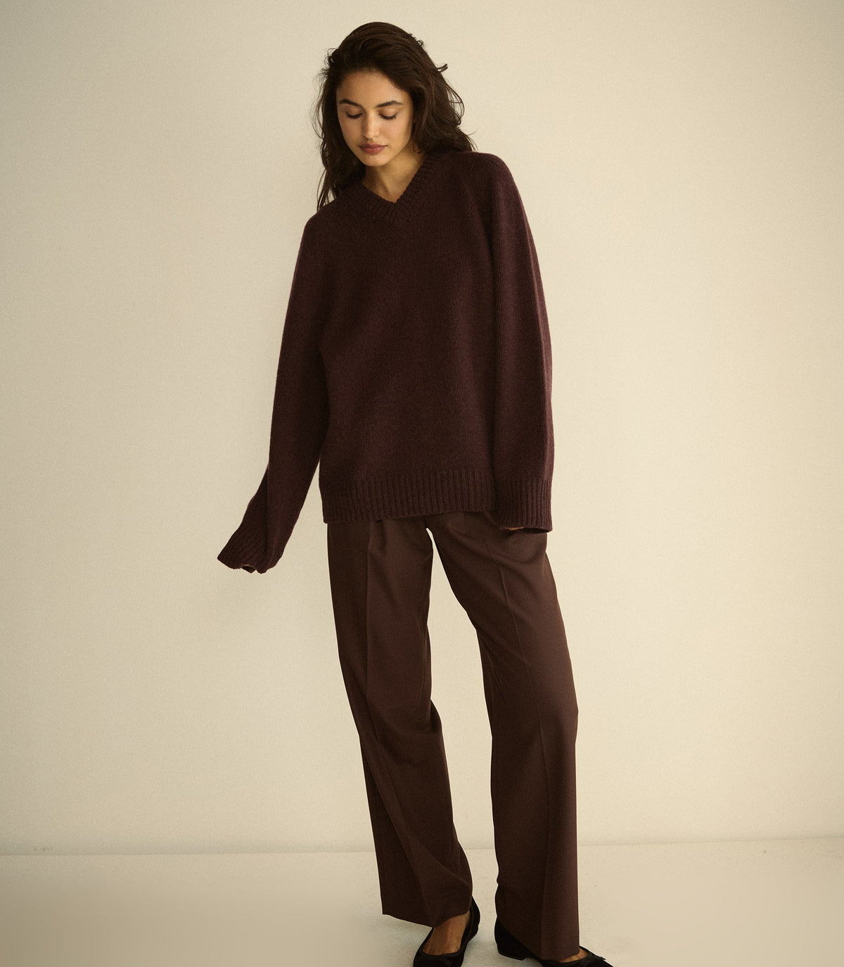 Olivia Pant in Clove, view 5