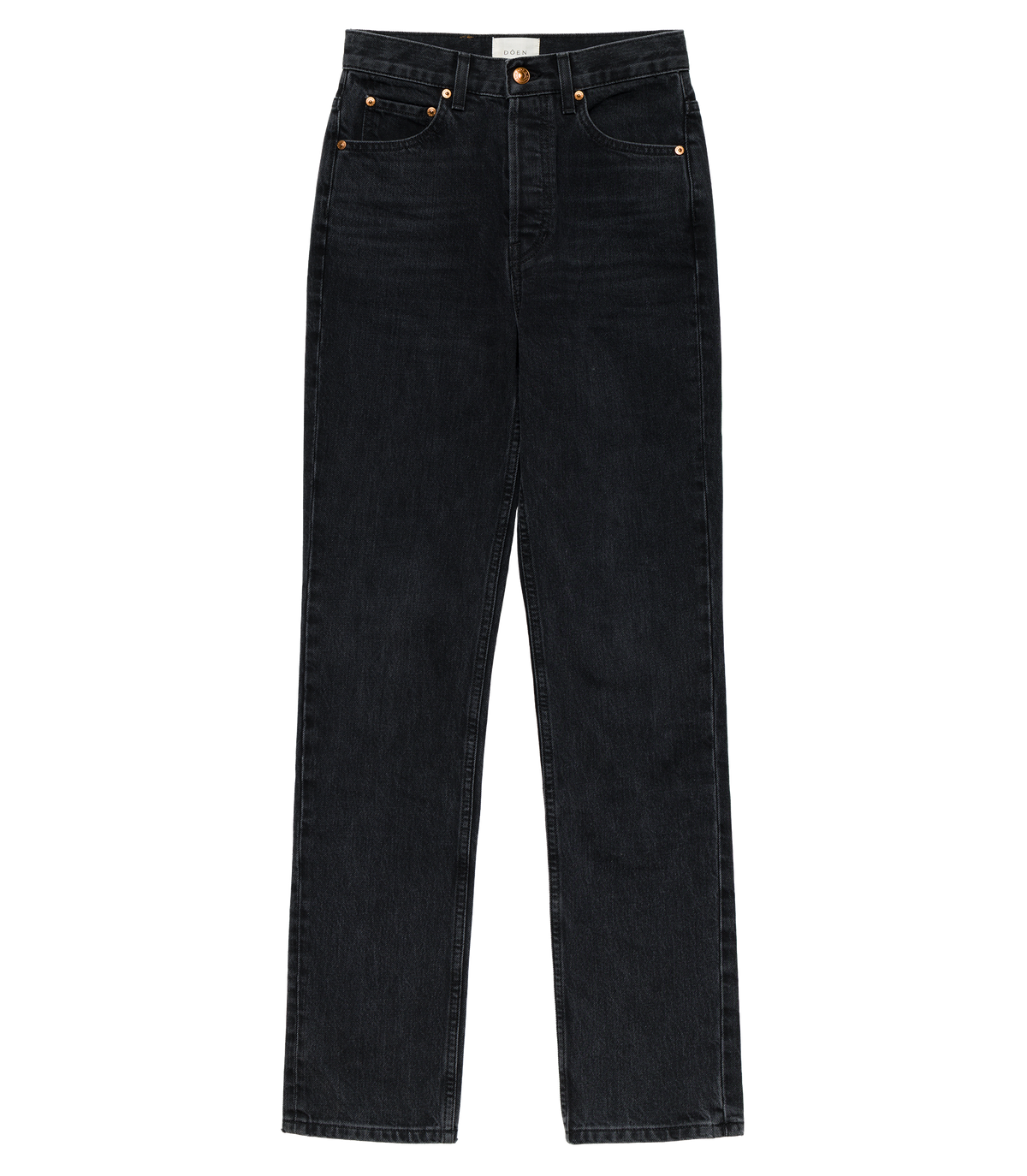Ondine Jean in Coal Black Wash, view 8