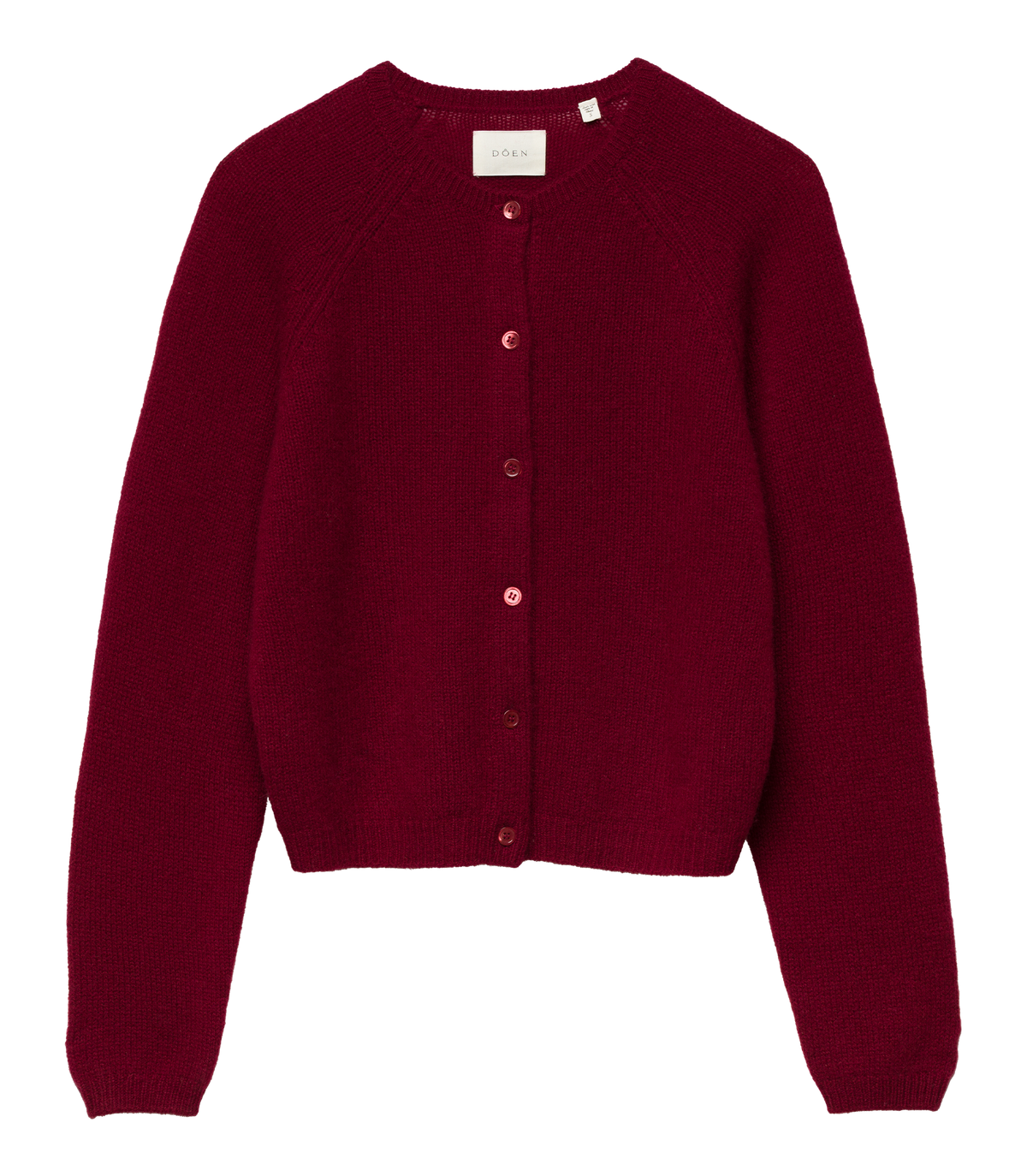Peroline Cashmere Cardigan in Loire Rouge, view 8