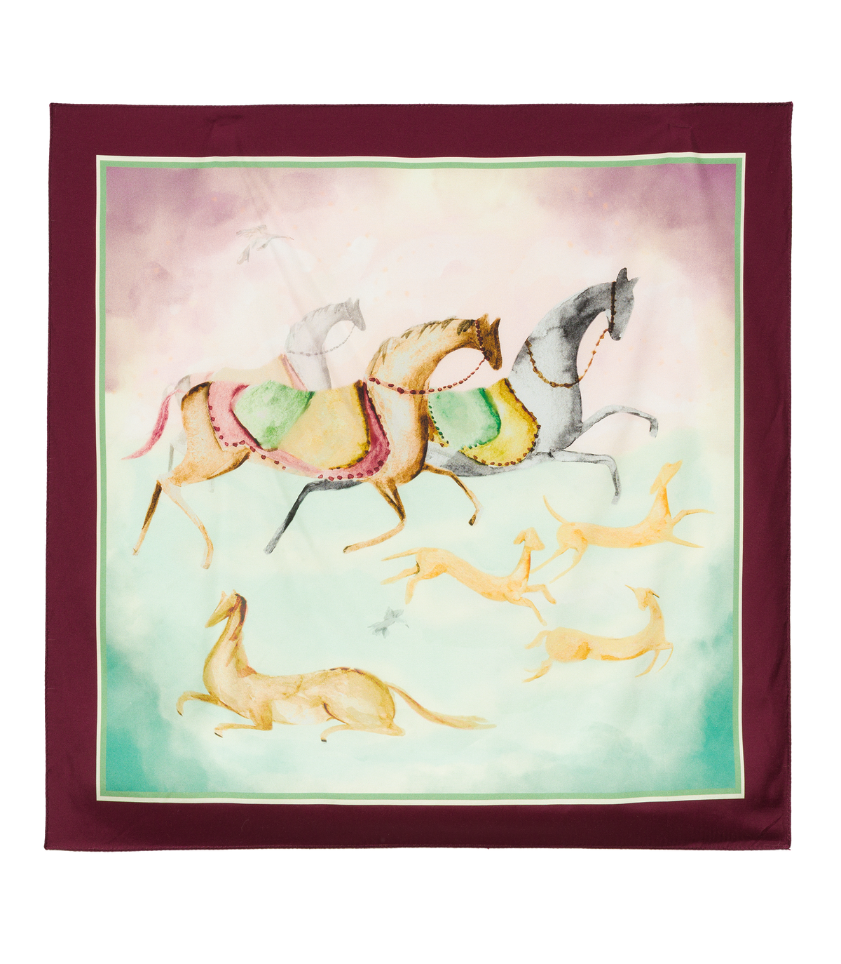 Petit Penny Bandana in Gallops Foulard, view 5