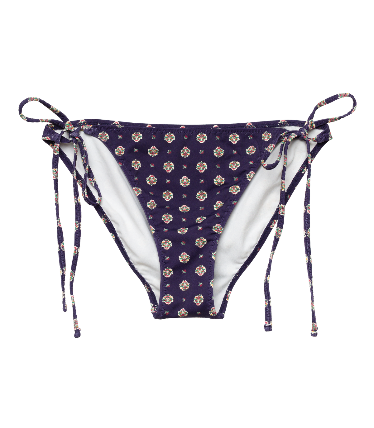 Positano Bikini Bottom in Navy Cadiz Foulard, view 6