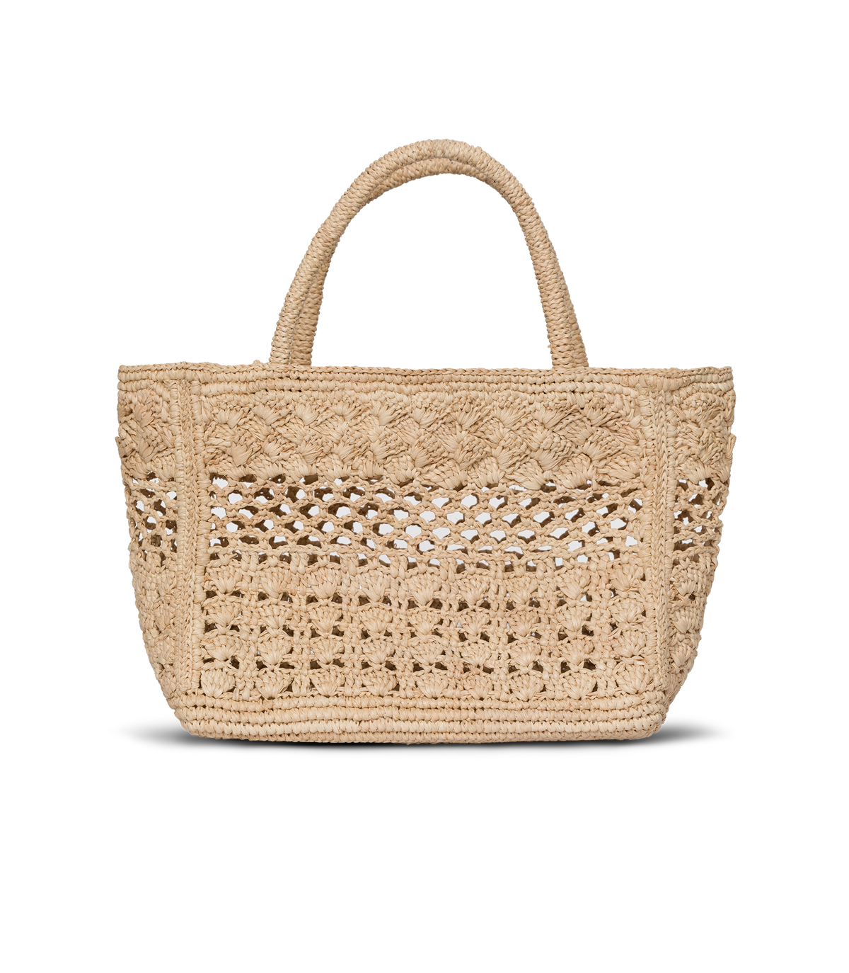 Pranzo Mini Tote in Natural Raffia, view 3