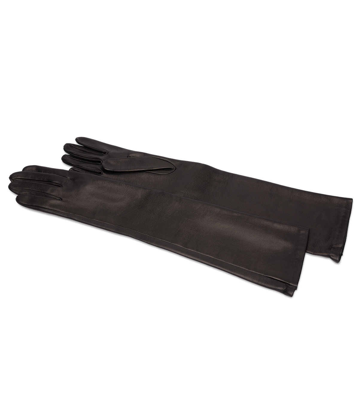 Verdi Opera Gloves in Black Leather, view 3
