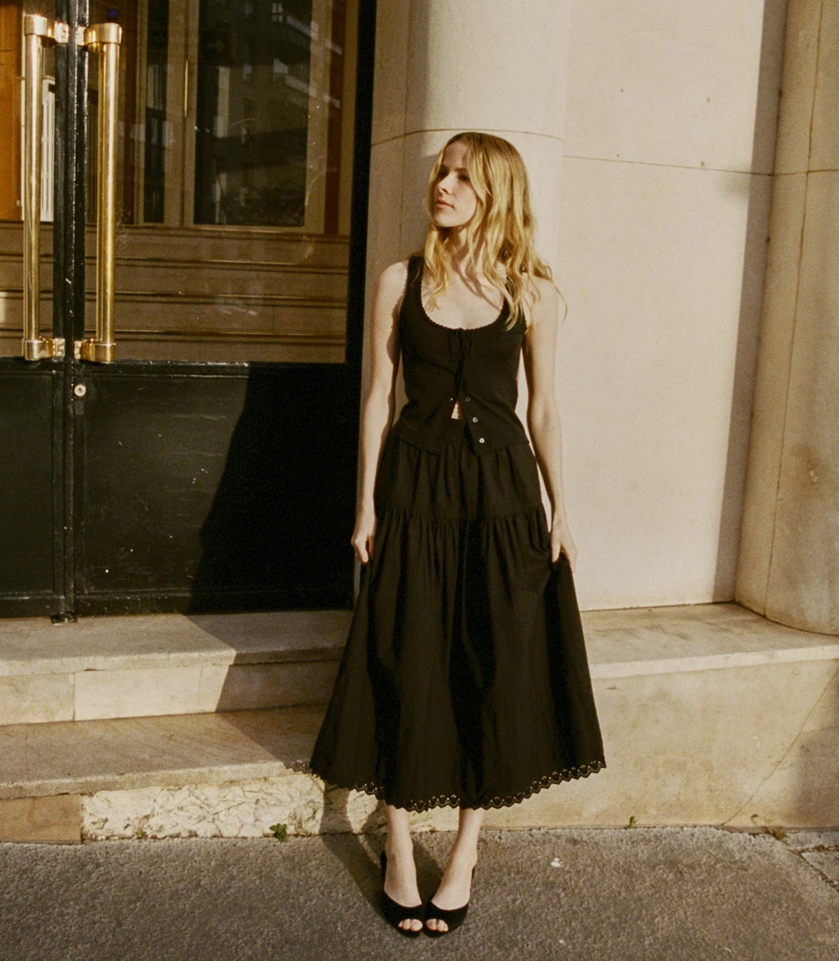 Sebastiane Skirt in Black, view 3
