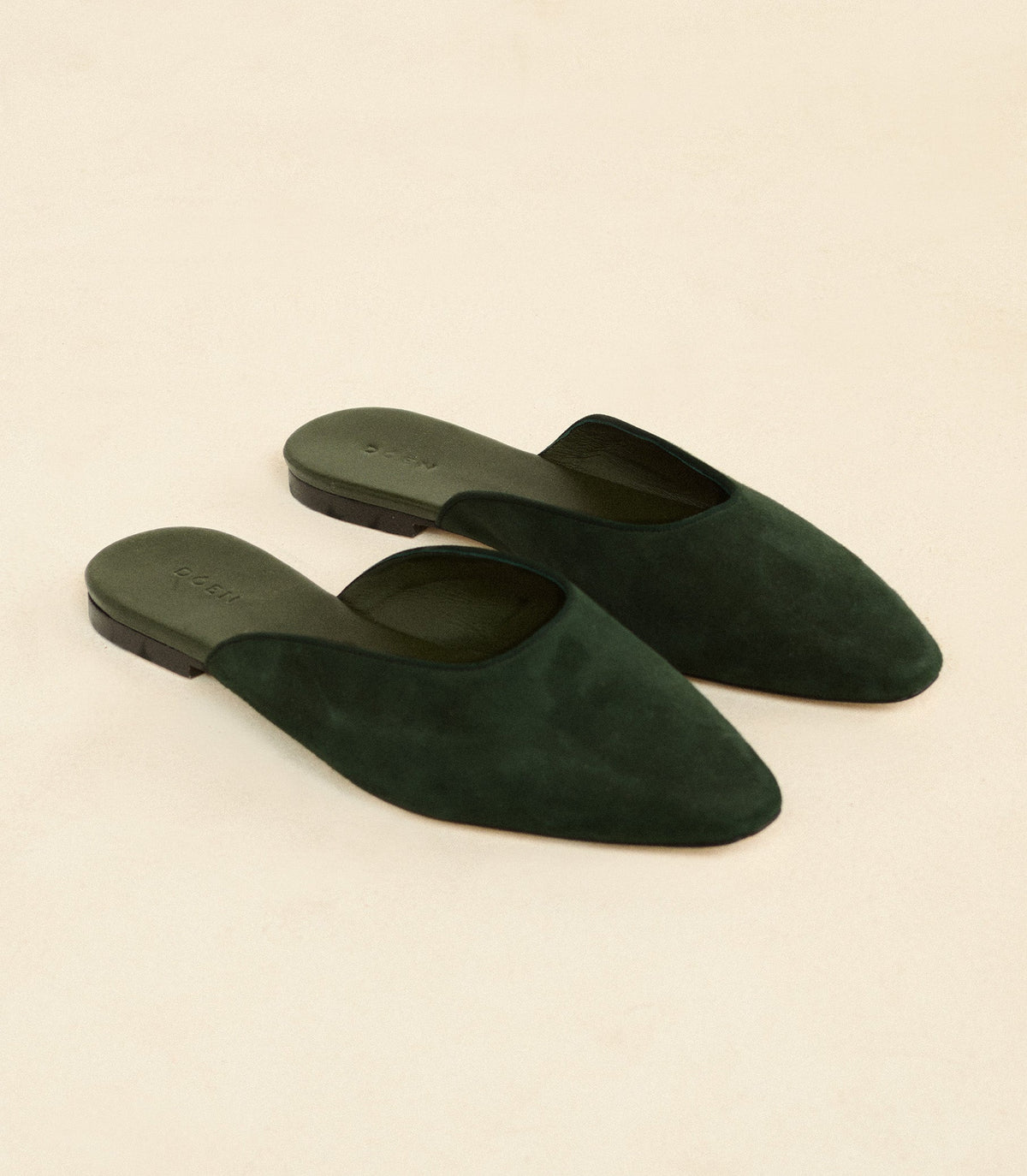 Adair Slide in Dark Pine Suede, view 8