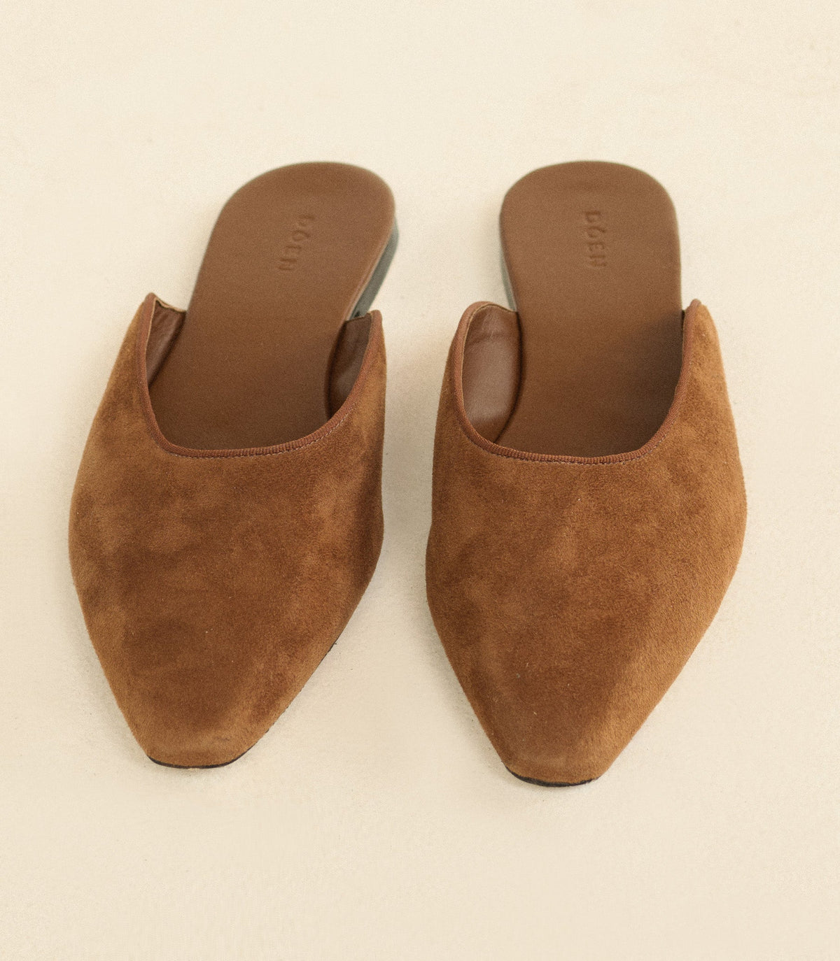 Adair Slide in Tortoise Suede, view 5