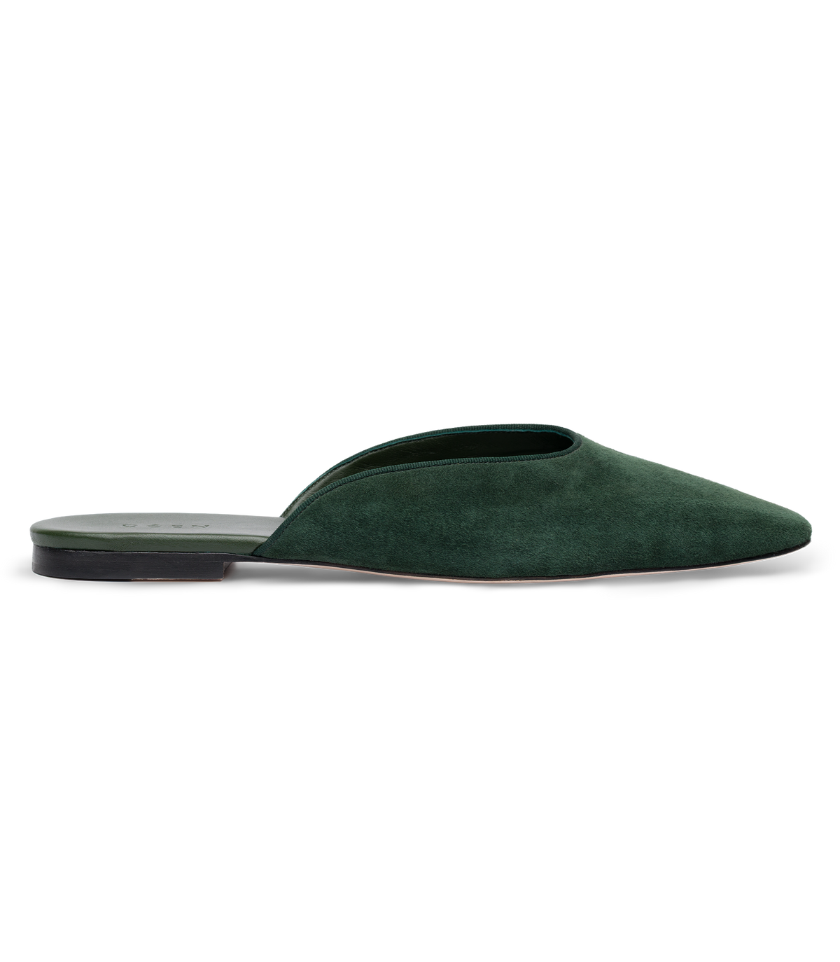 Adair Slide in Dark Pine Suede, view 9