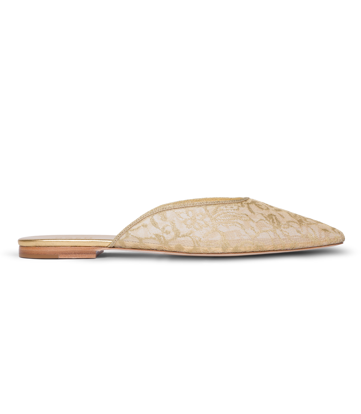 Adair Slide in Gold Lace, view 5