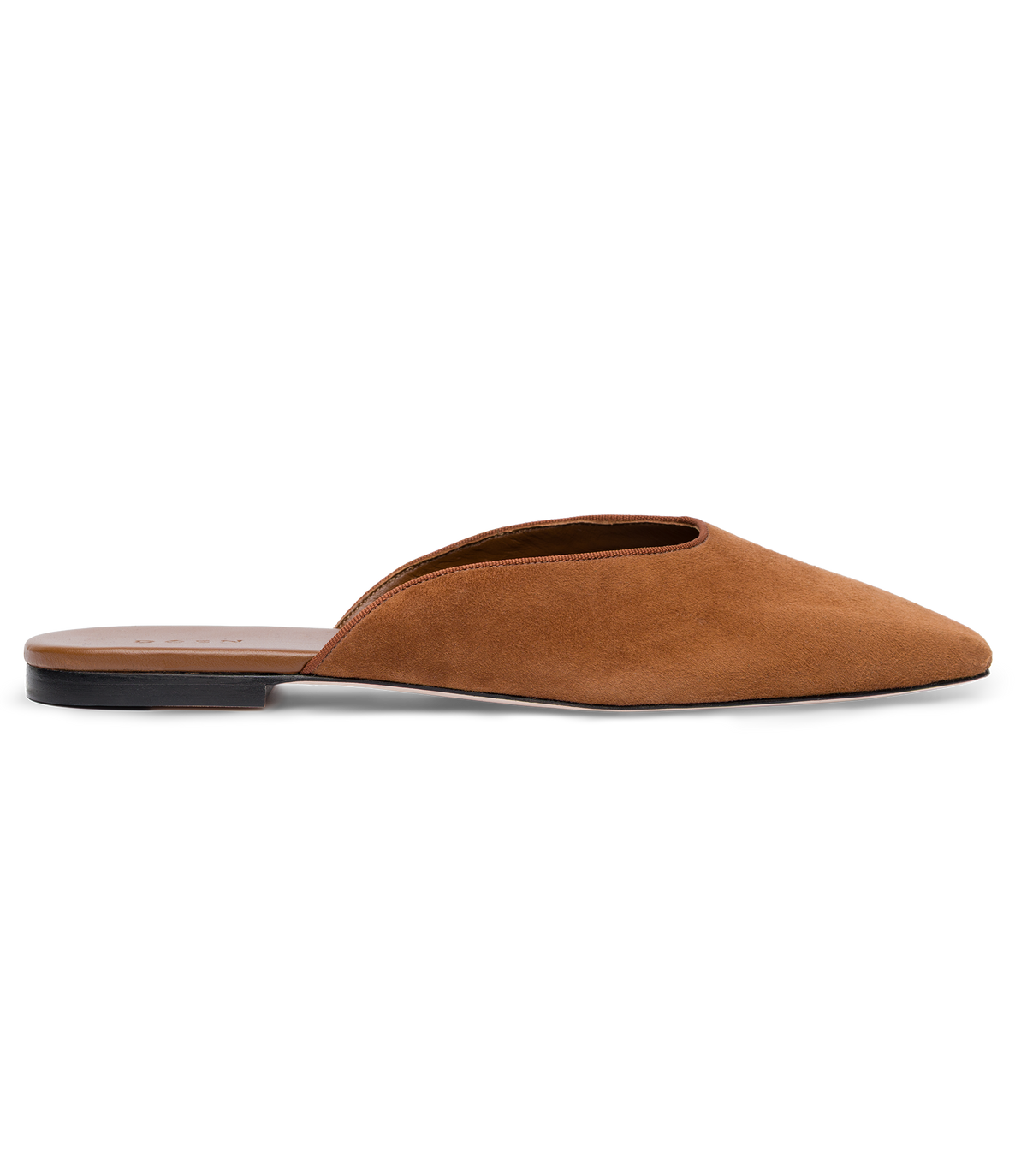 Adair Slide in Tortoise Suede, view 6