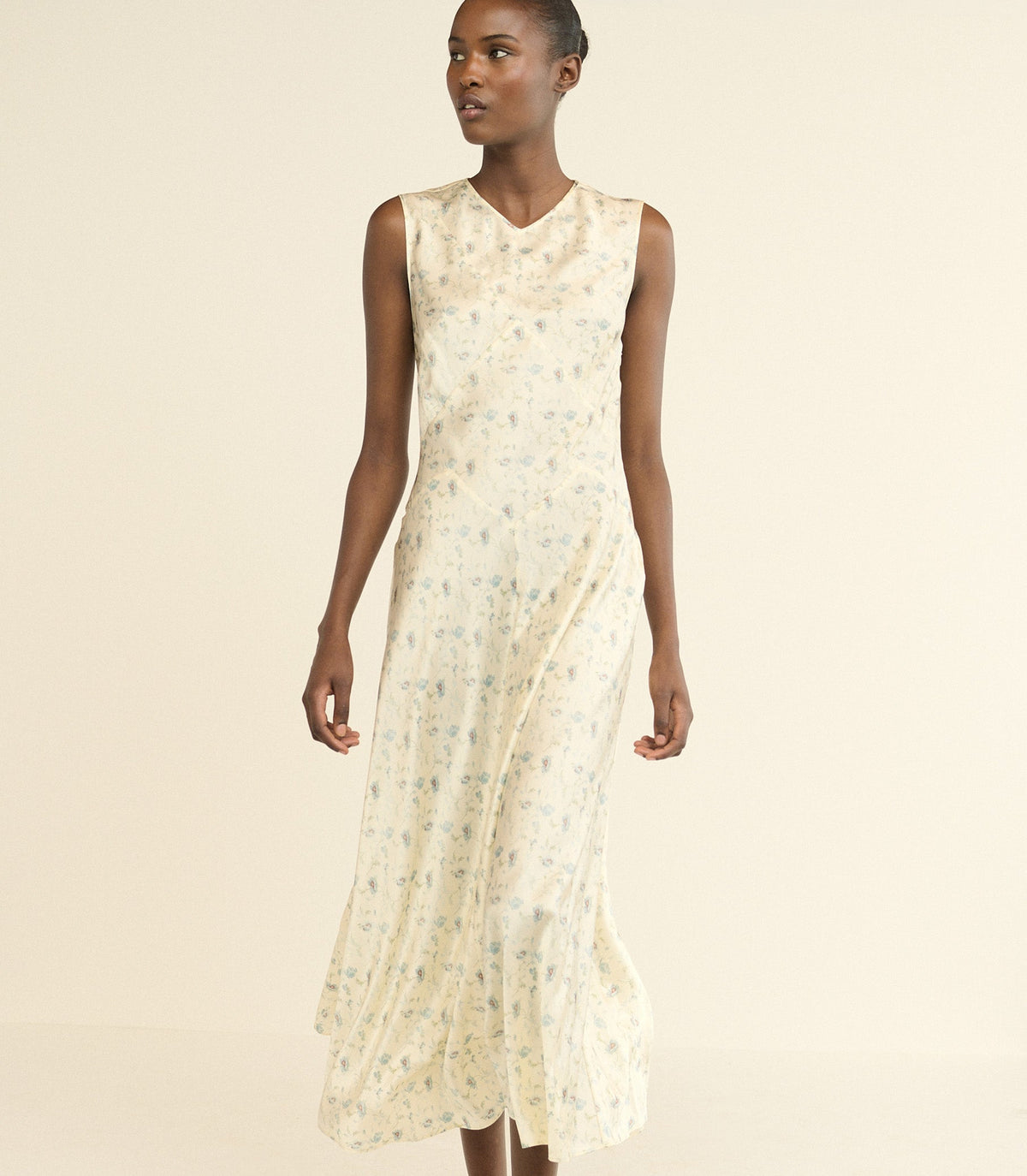 Adelana Dress in Camellia Bloom, view 3