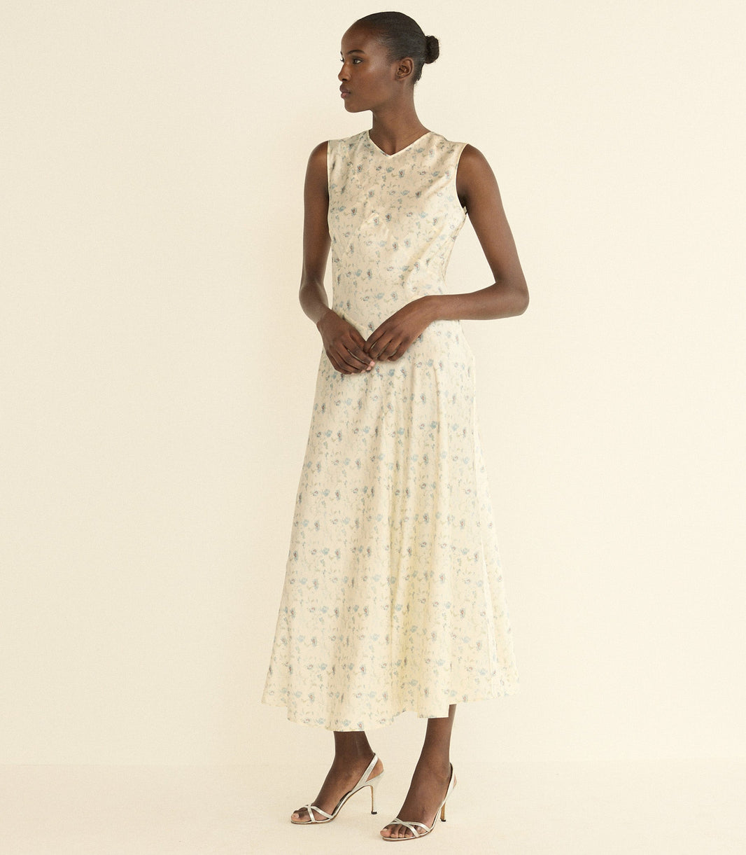 Adelana Dress in Camellia Bloom