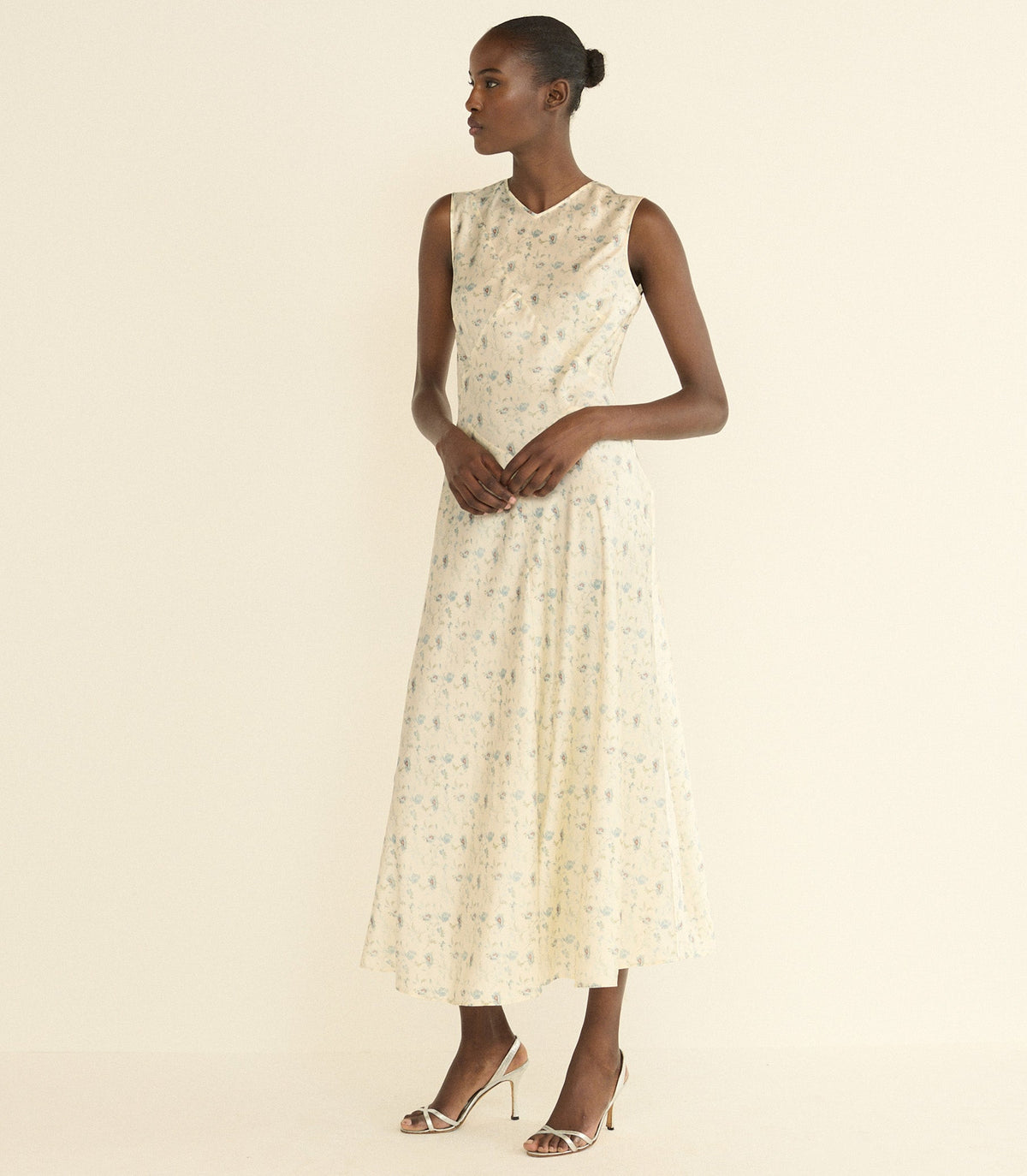 Adelana Dress in Camellia Bloom