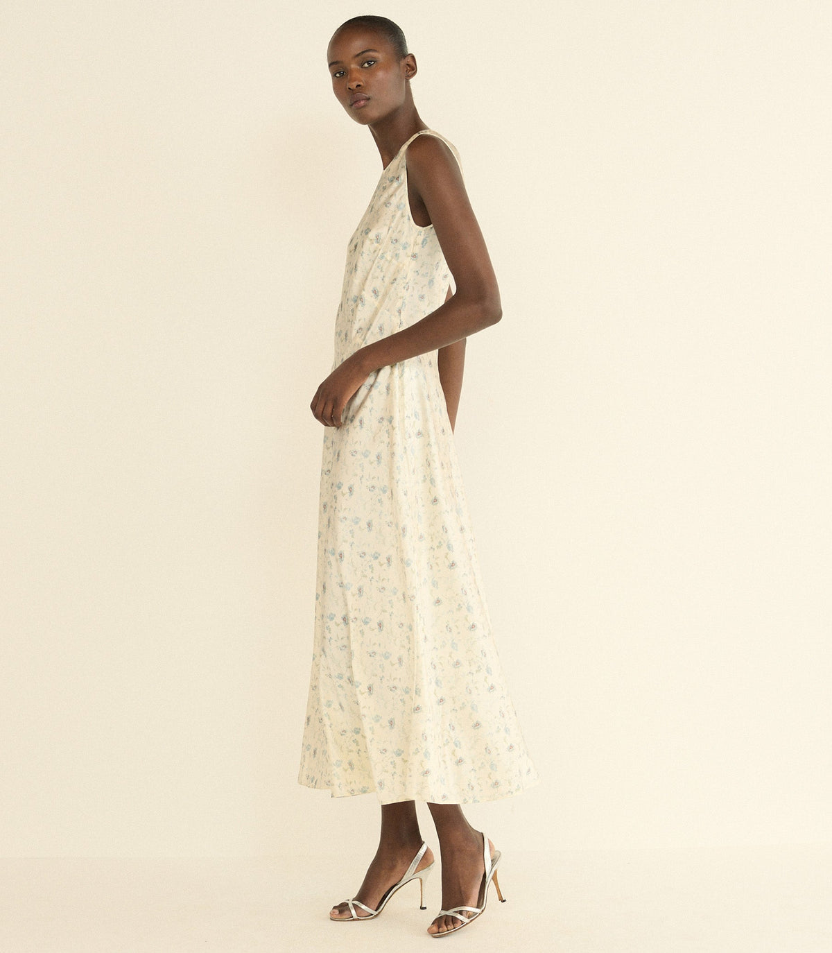 Adelana Dress in Camellia Bloom, view 4