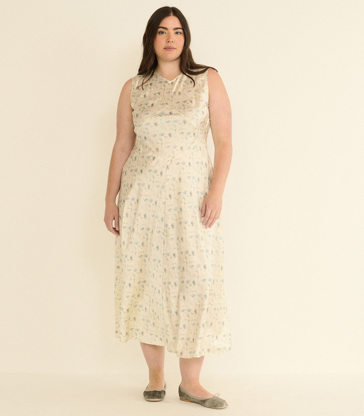 Adelana Dress in Camellia Bloom, view 8
