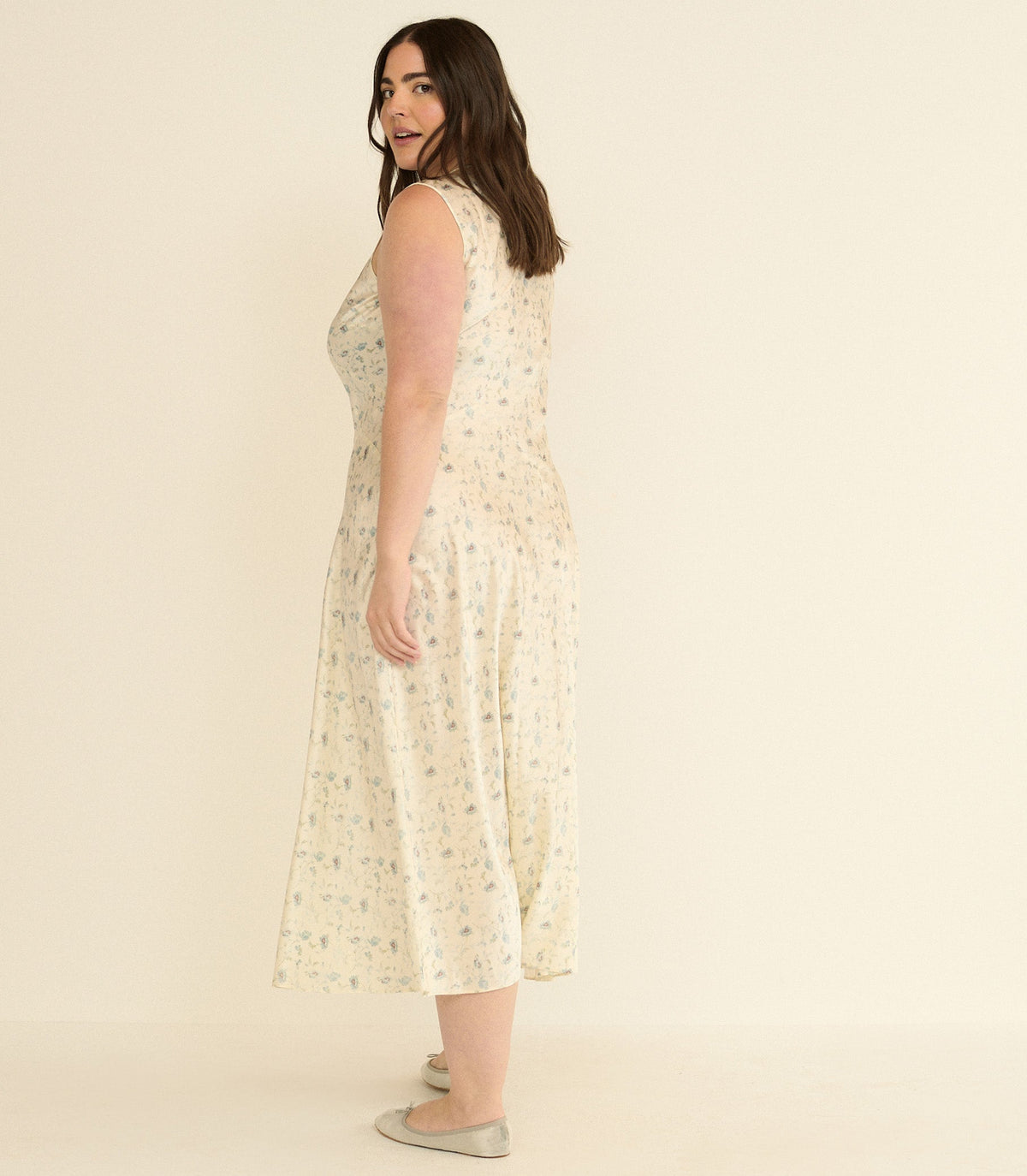 Adelana Dress in Camellia Bloom, view 10