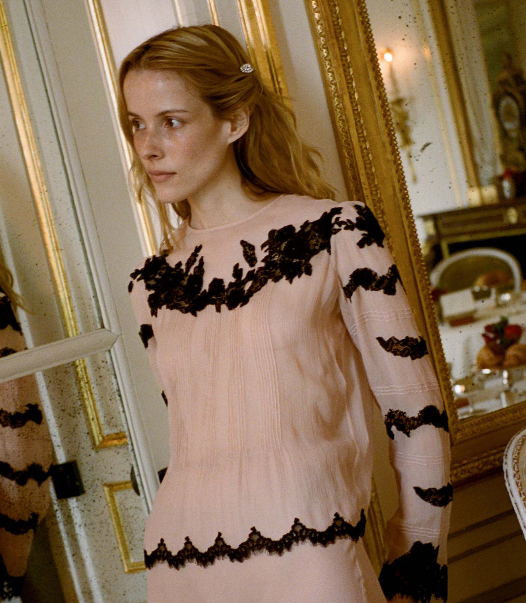 Albertine Anniversary Top in Soft Peach