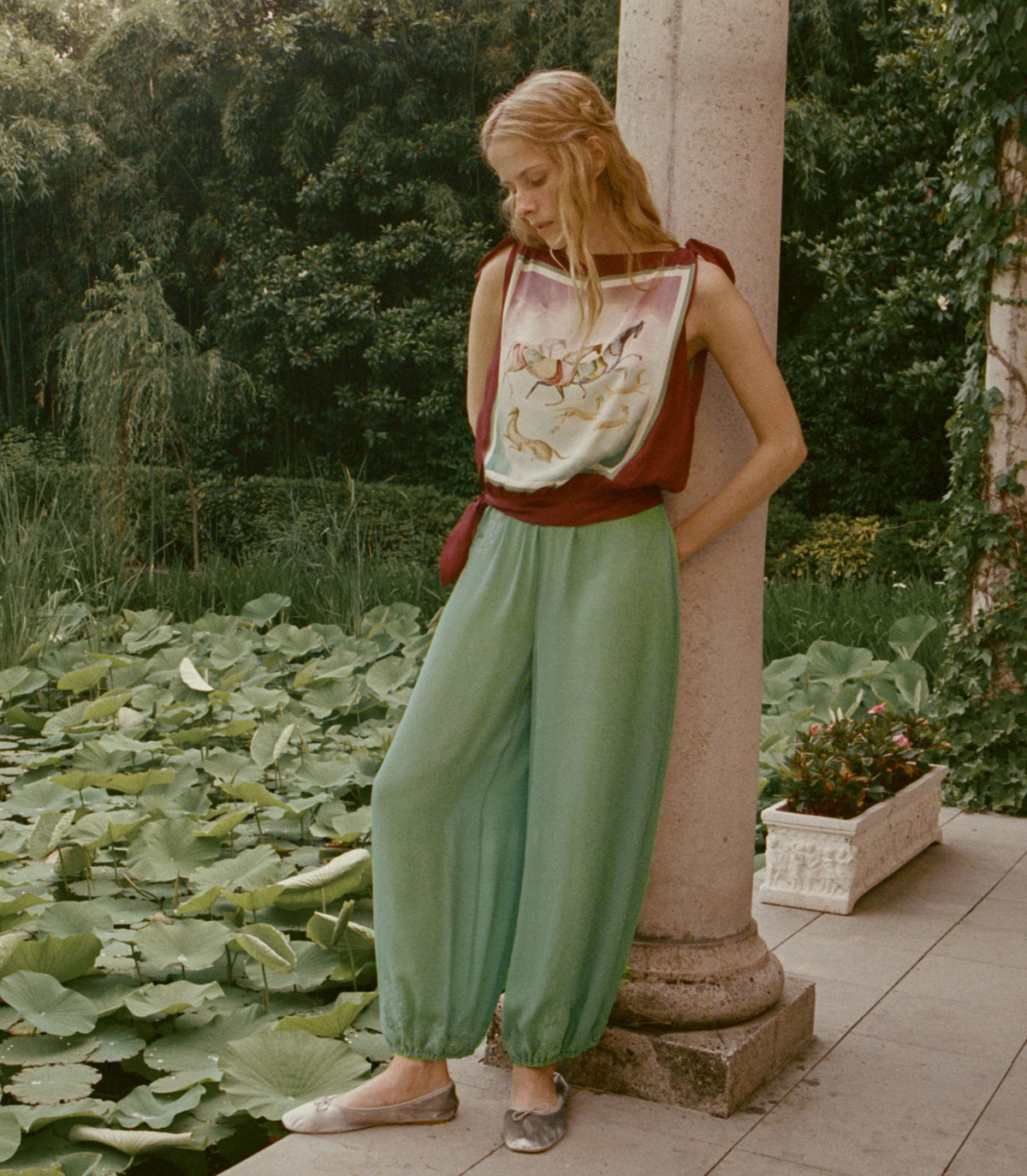 Aliette Top in Gallops Foulard, view 7