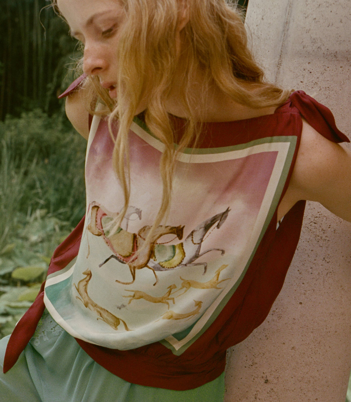Aliette Top in Gallops Foulard, view 5