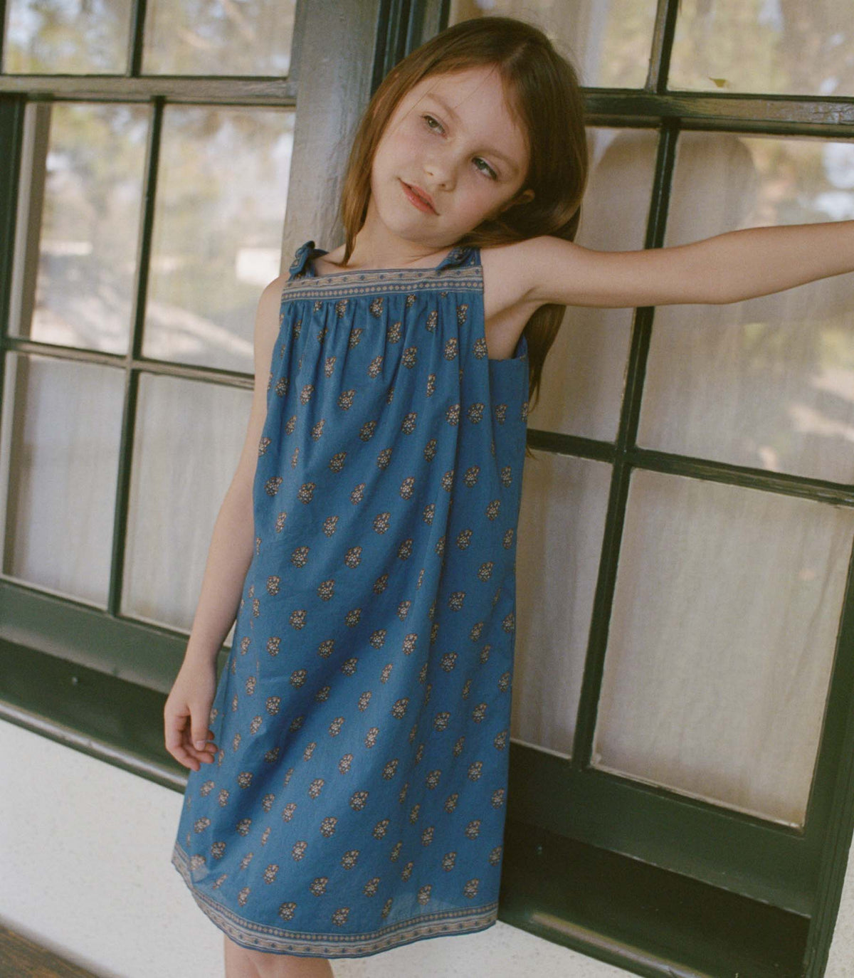 Amaia Dress in Eartha Paisley, view 2