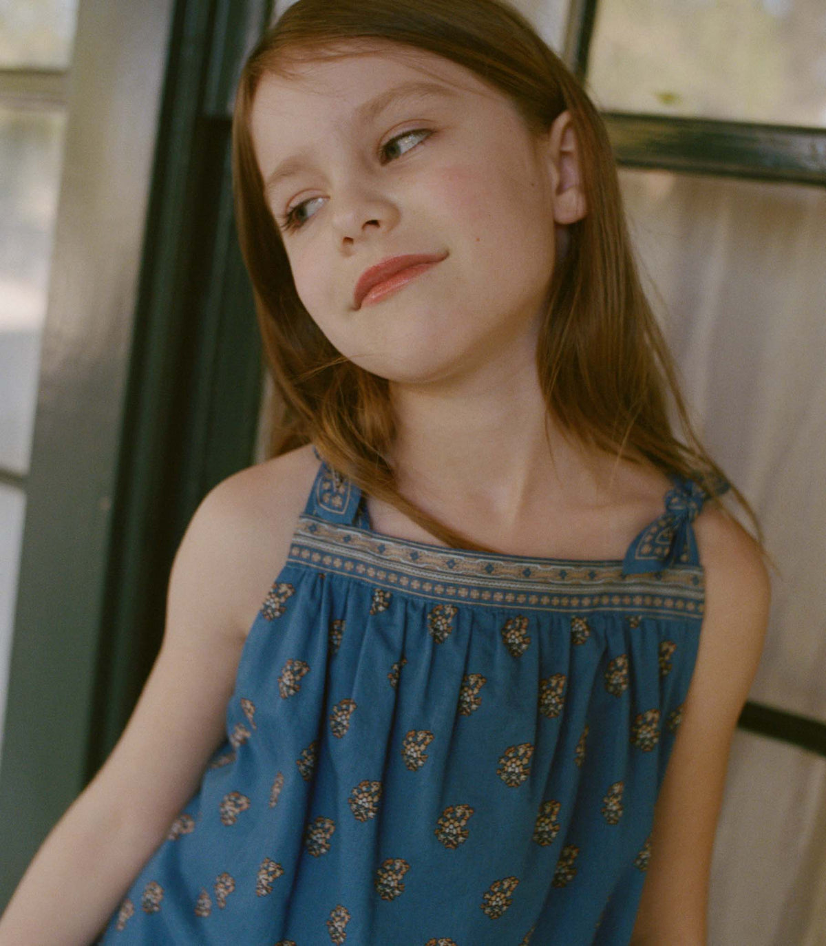 Amaia Dress in Eartha Paisley, view 3