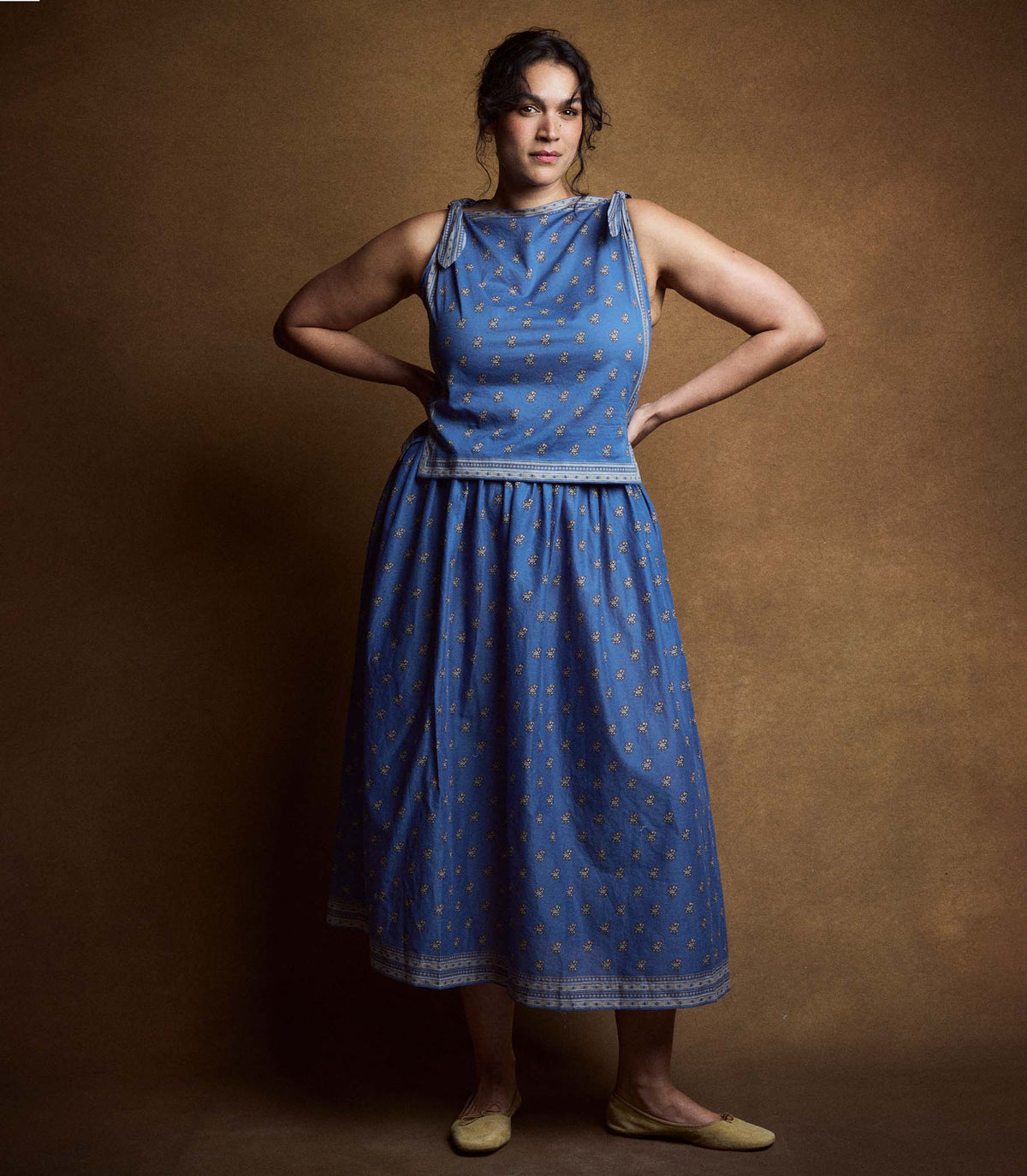 Amalia Top in Eartha Paisley, view 4