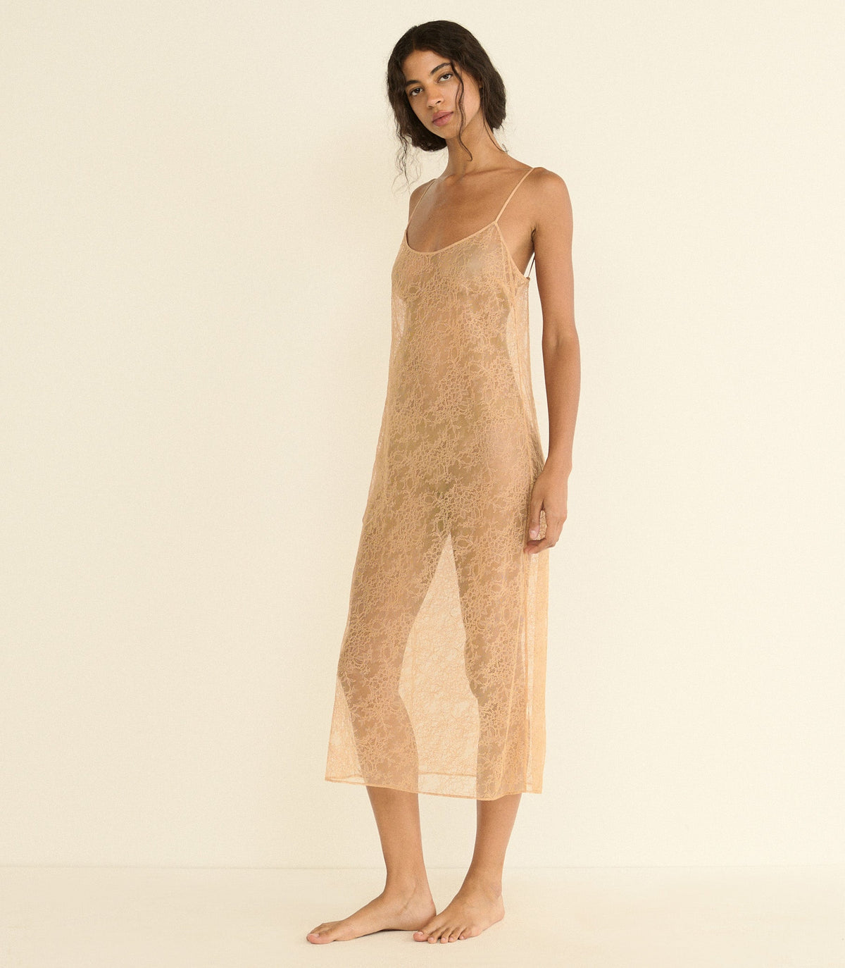 Amedine Slip in Sand Dollar, view 2