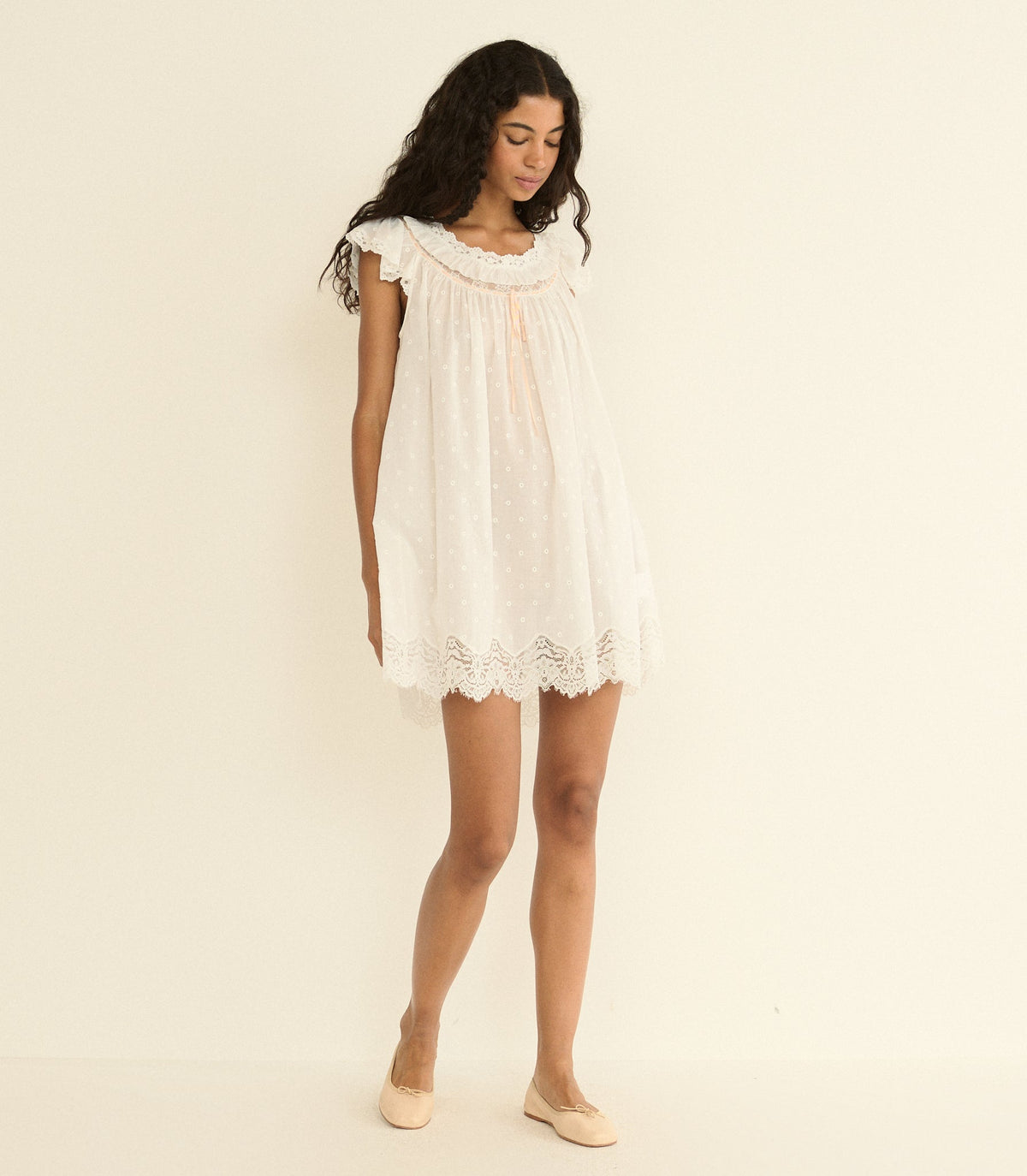 Amore Nightgown in Salt, view 2