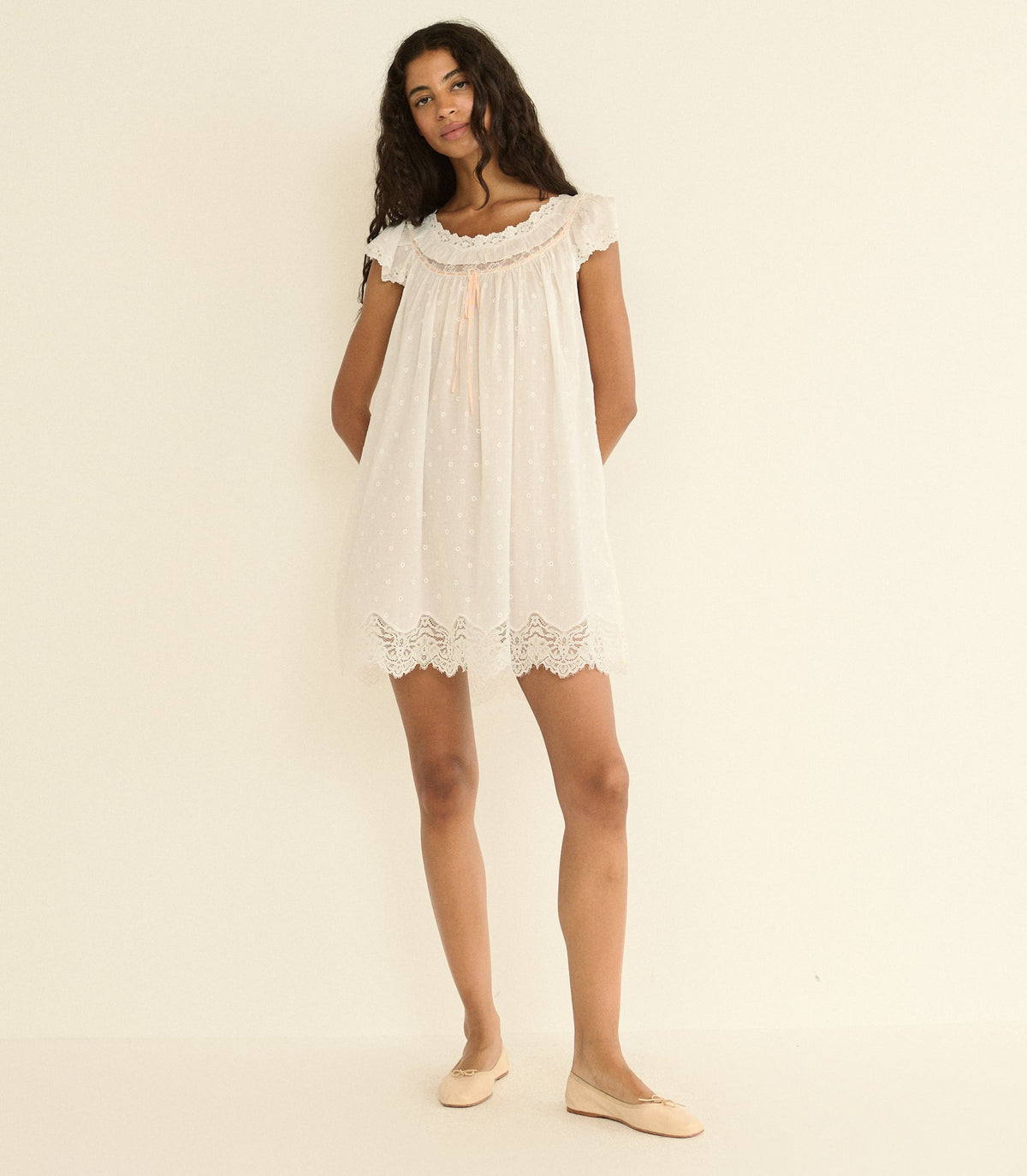 Amore Nightgown in Salt, view 3