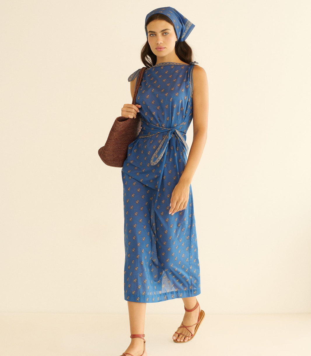 Amorette Dress in Eartha Paisley