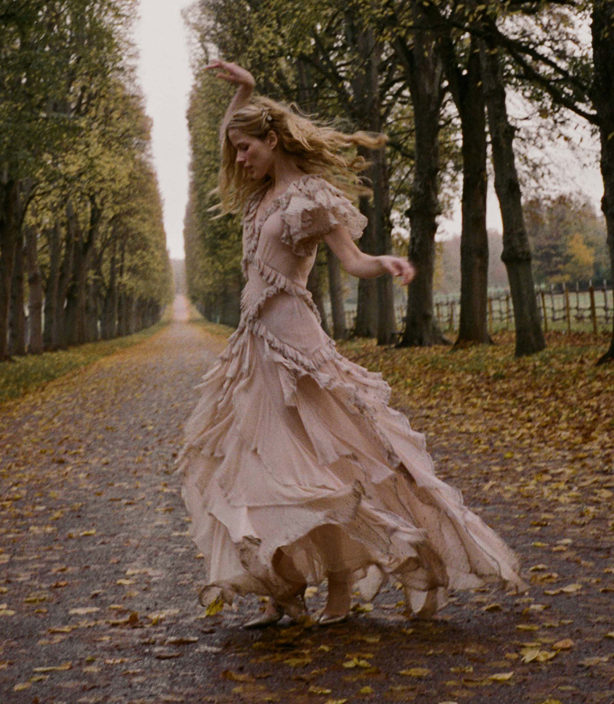 Antoinette Anniversary Dress in Antique Blush