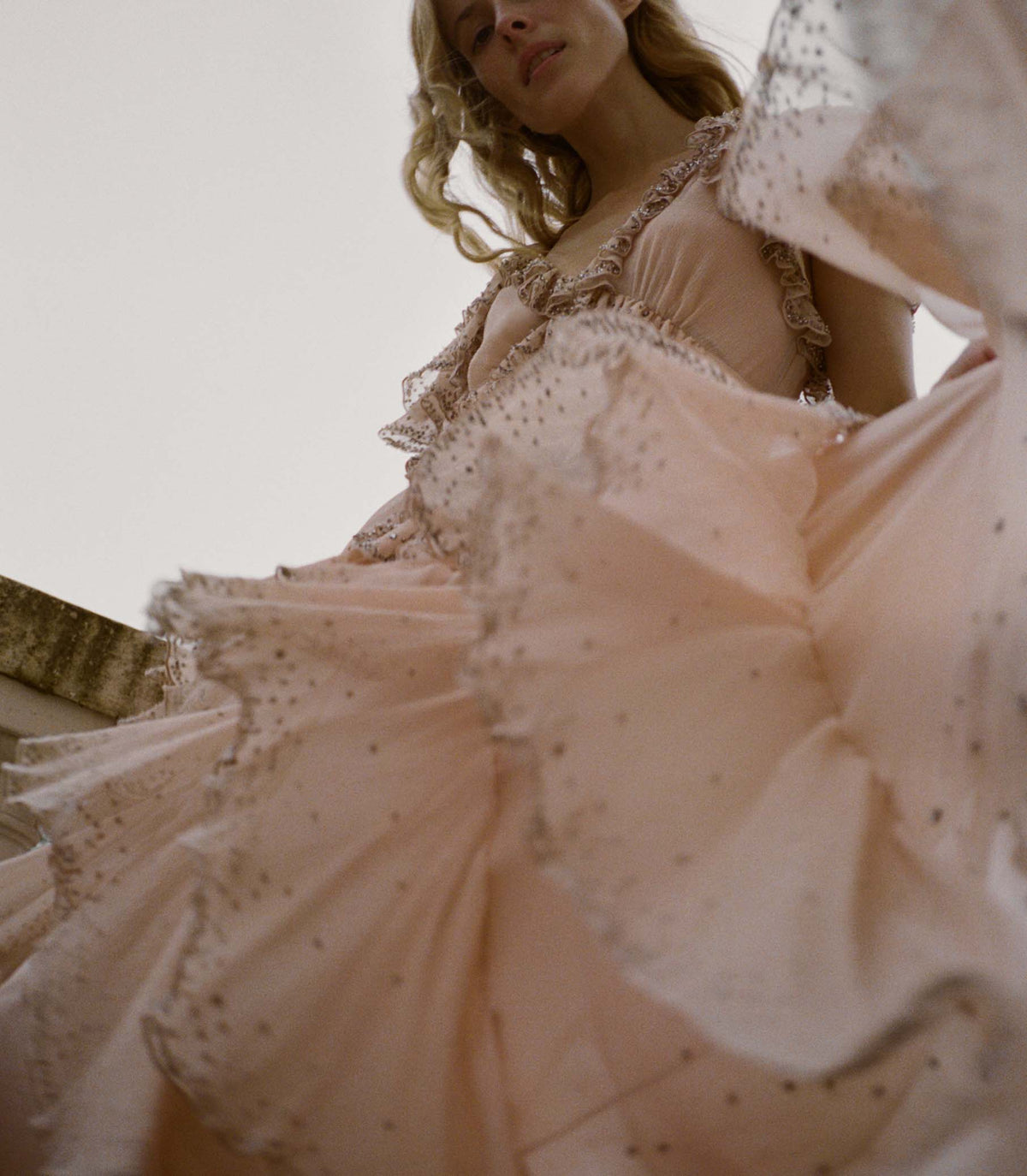 Antoinette Anniversary Dress in Antique Blush, view 4