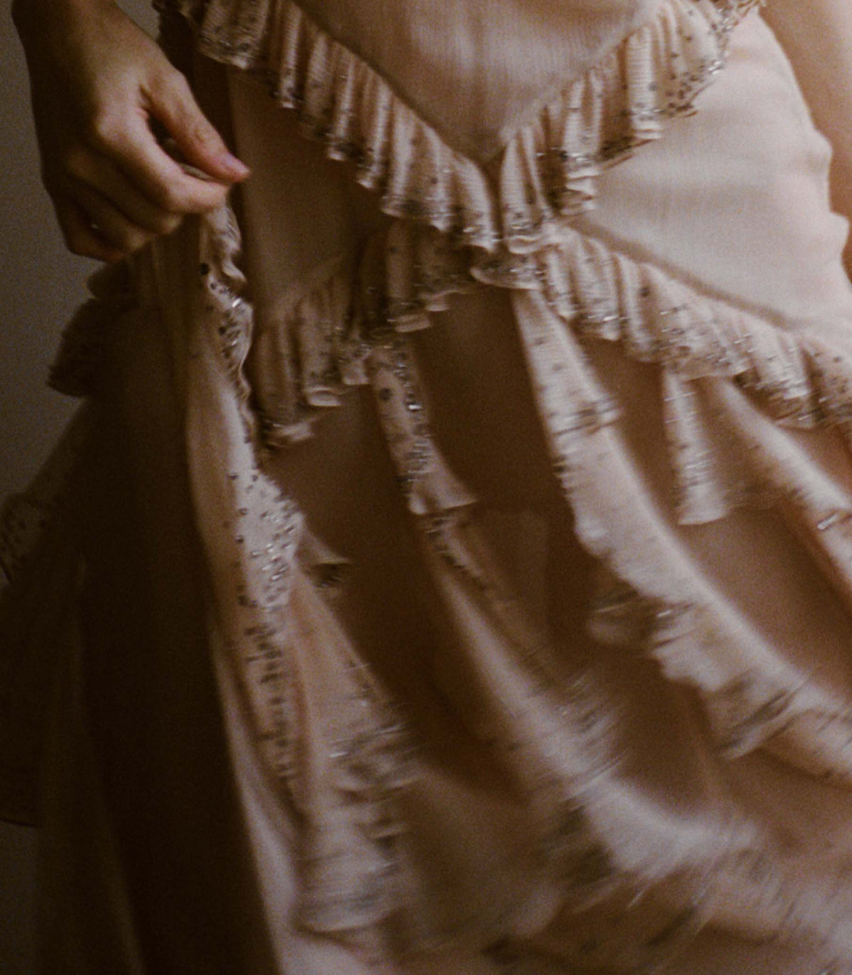 Antoinette Anniversary Dress in Antique Blush, view 6