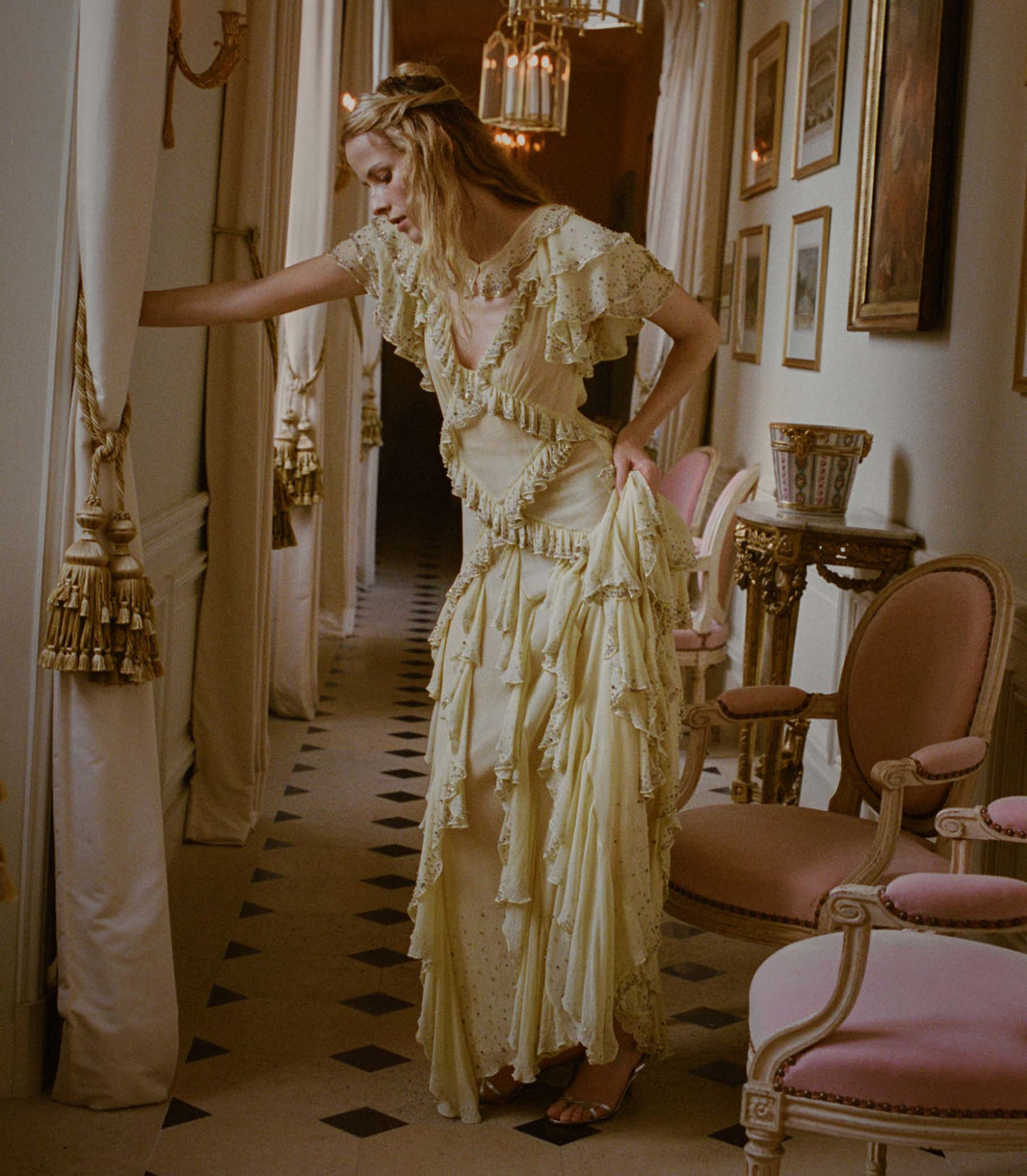 Antoinette Anniversary Dress in Galette
