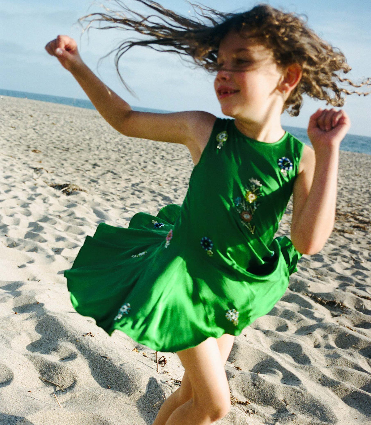 Ariel Dress in Emerald
