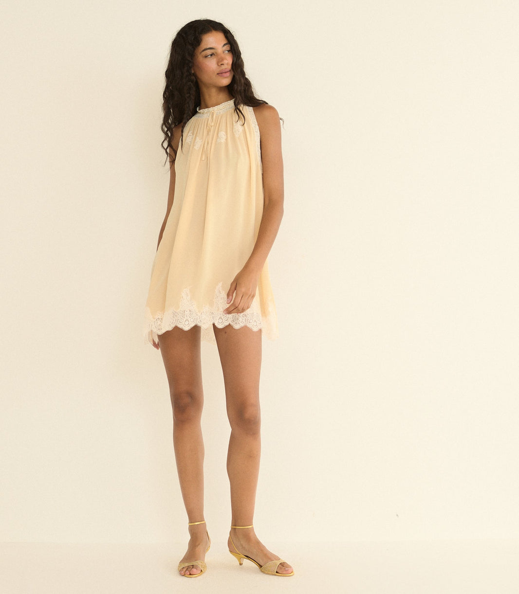 Avalon Dress in Shell