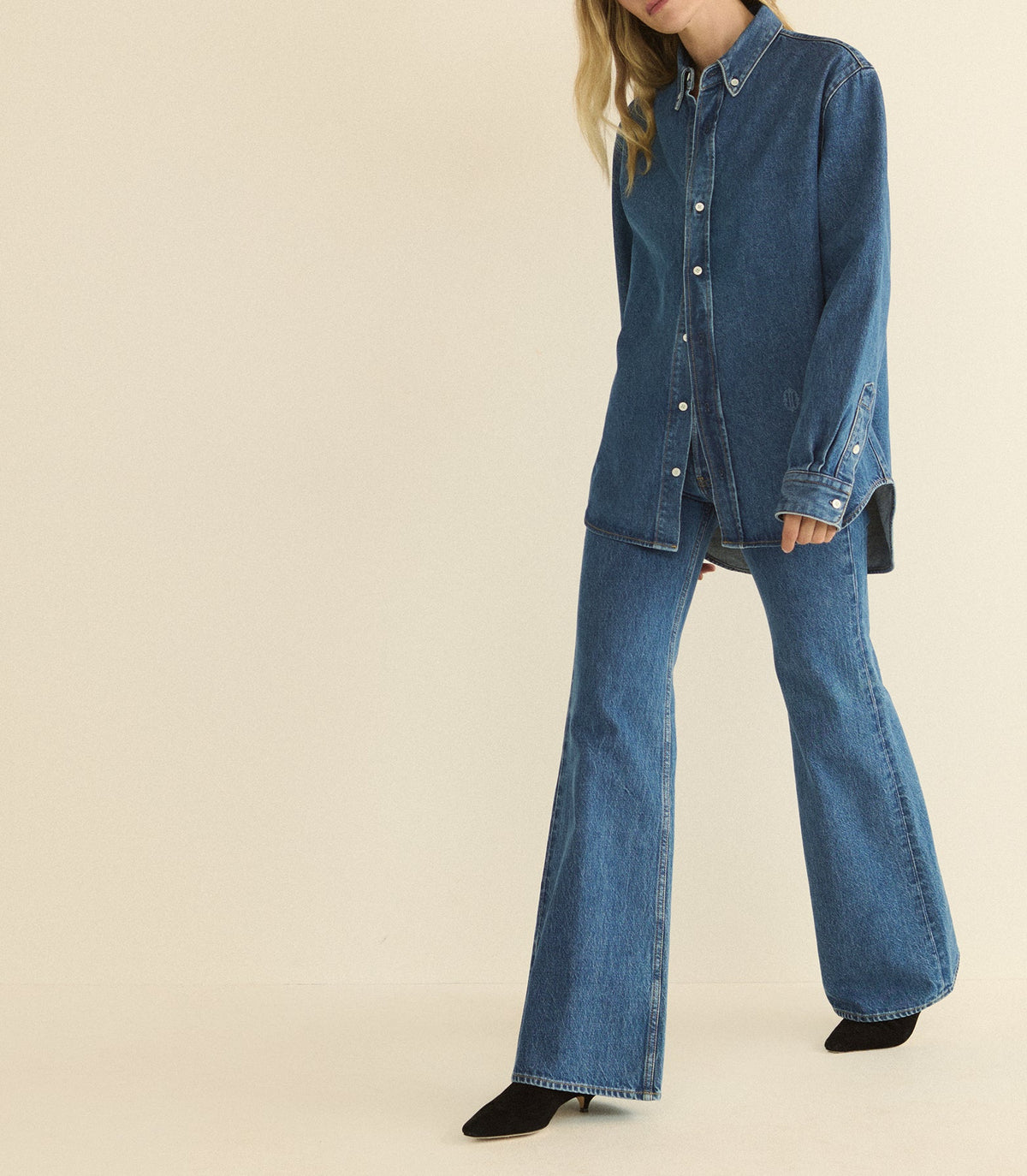 Bacall Shirt – Roussillon Mid Wash