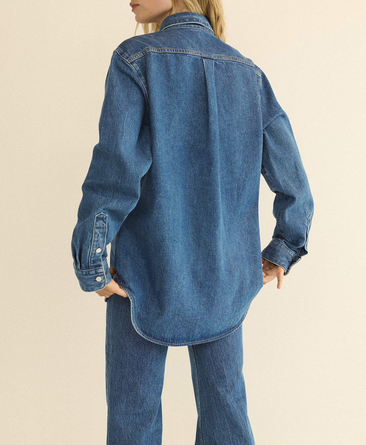 Bacall Shirt – Roussillon Mid Wash