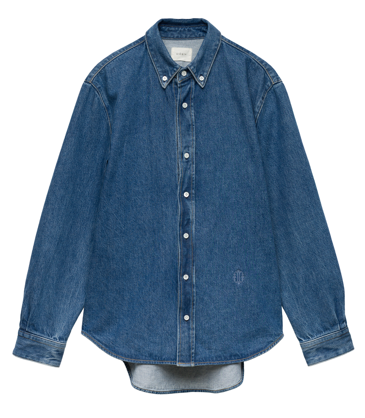 Bacall Shirt – Roussillon Mid Wash